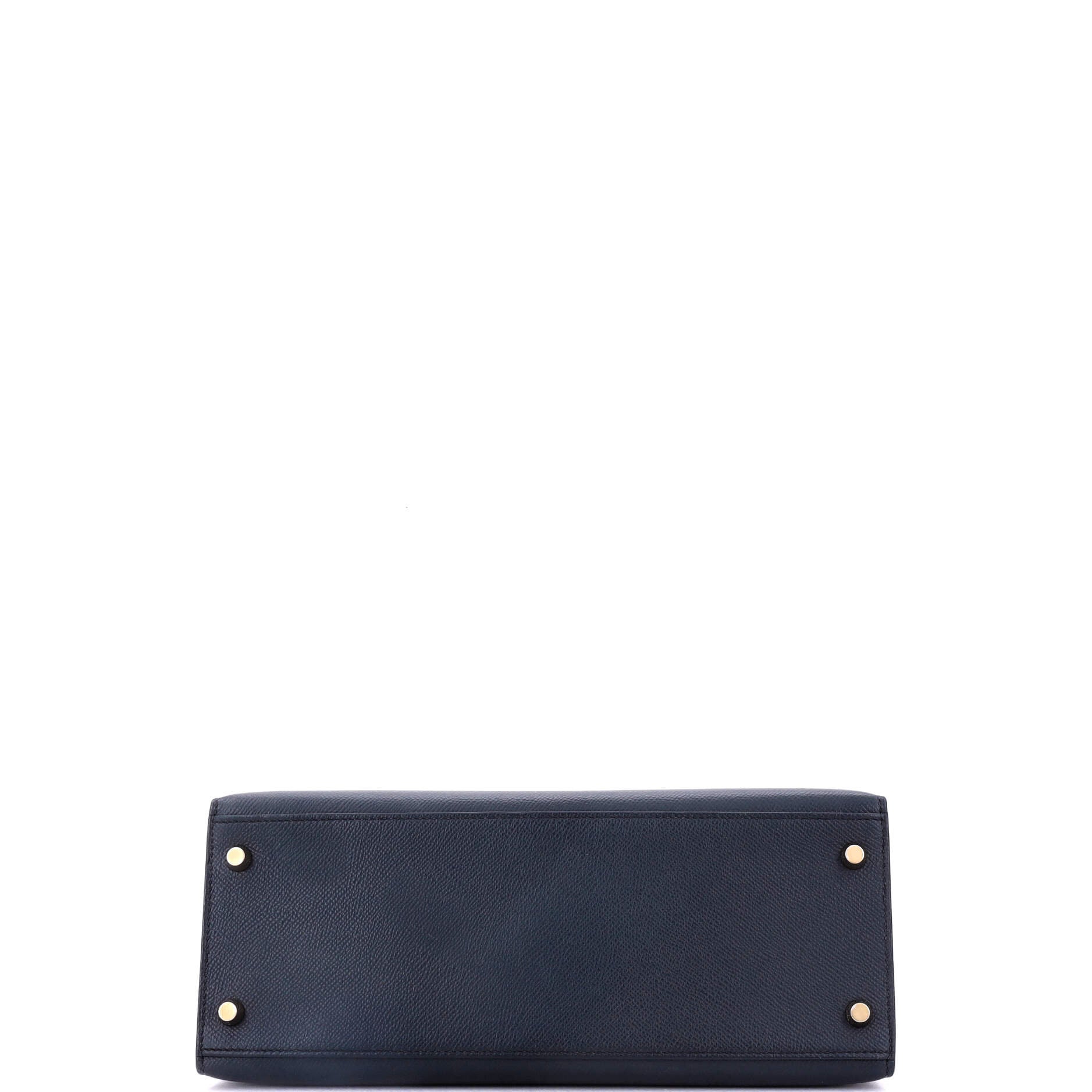 Kelly Handbag Noir Epsom with Gold Hardware 28