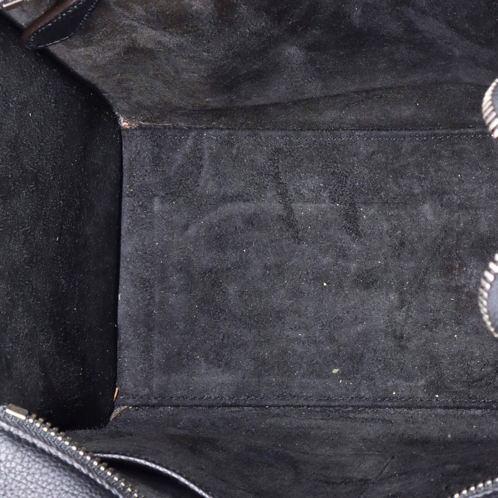 Luggage Bag Grainy Leather Micro
