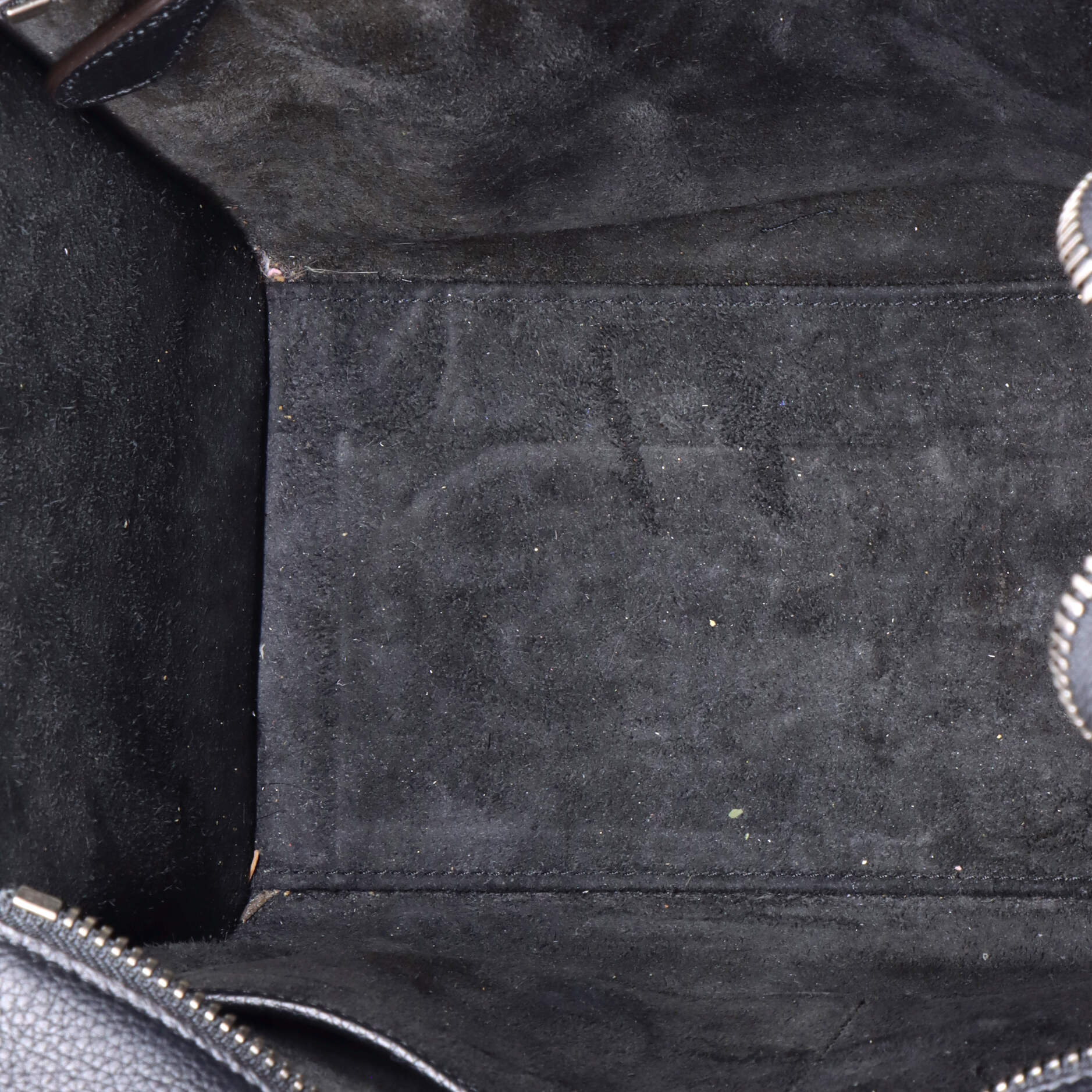 Luggage Bag Grainy Leather Micro