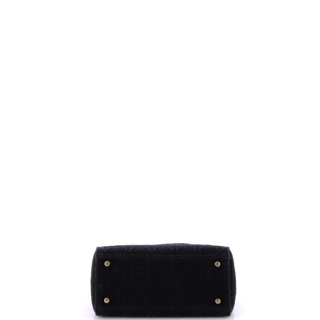 Lady D-Lite Bag Cannage Embroidered Canvas Medium