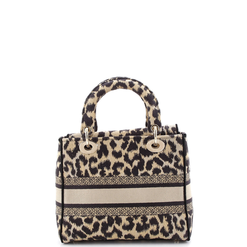 Lady D-Lite Bag Mizza Embroidered Canvas Medium