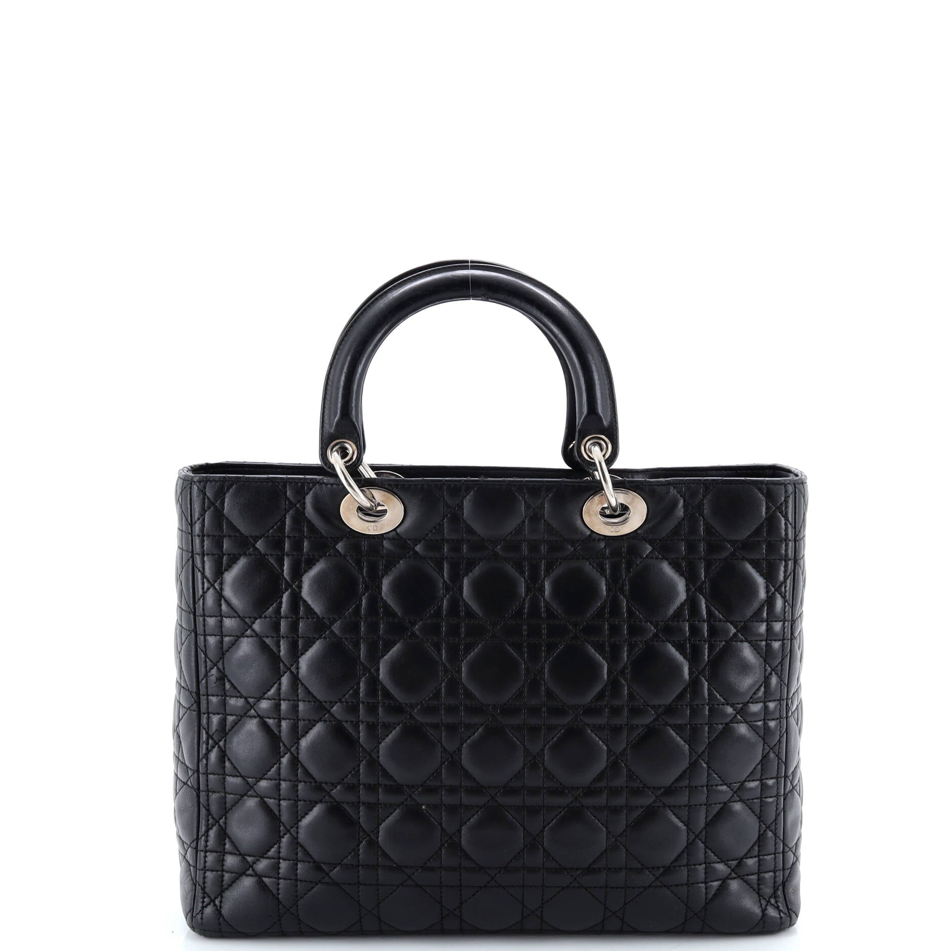 Lady Dior Bag Cannage Quilt Lambskin Large