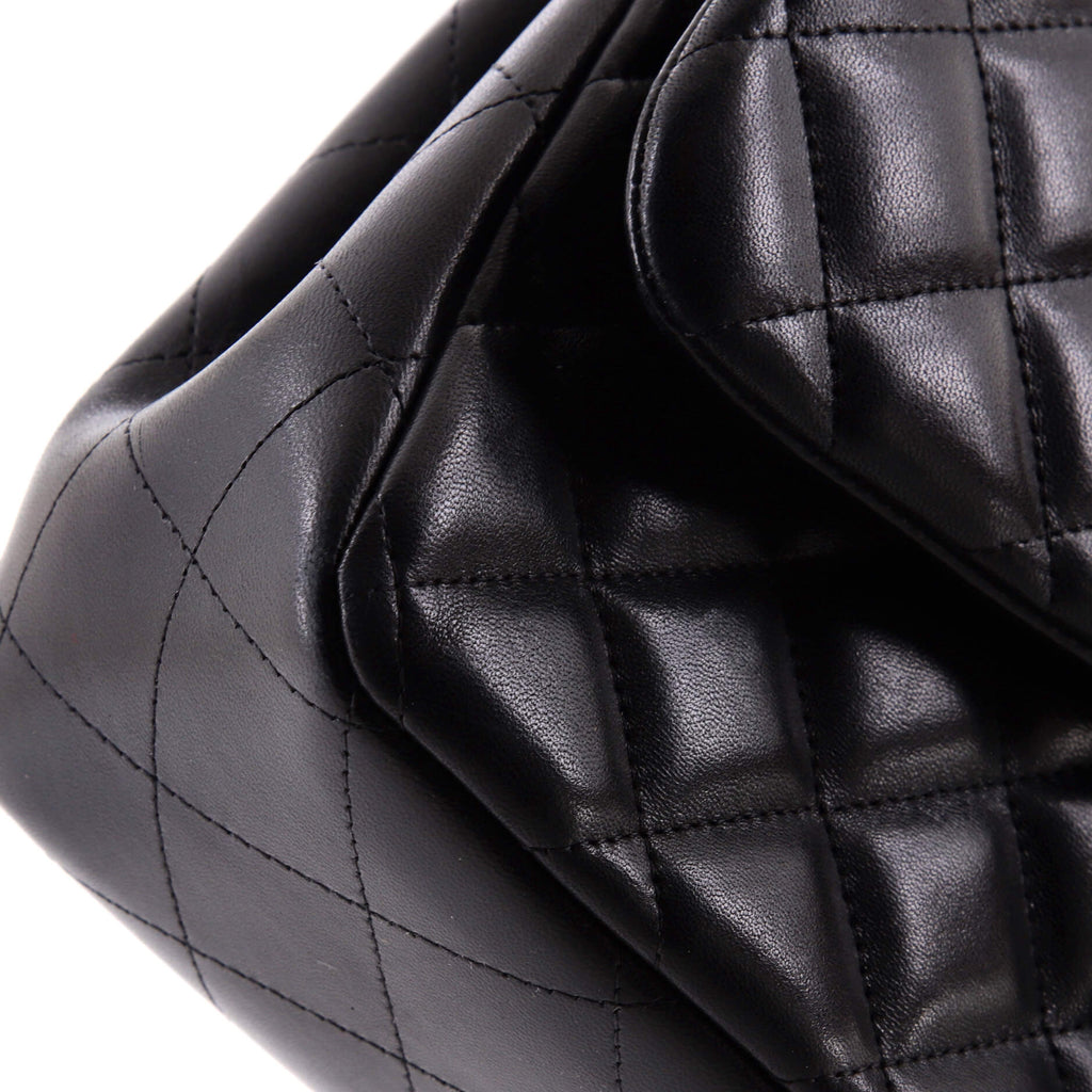 Classic Double Flap Bag Quilted Lambskin Jumbo