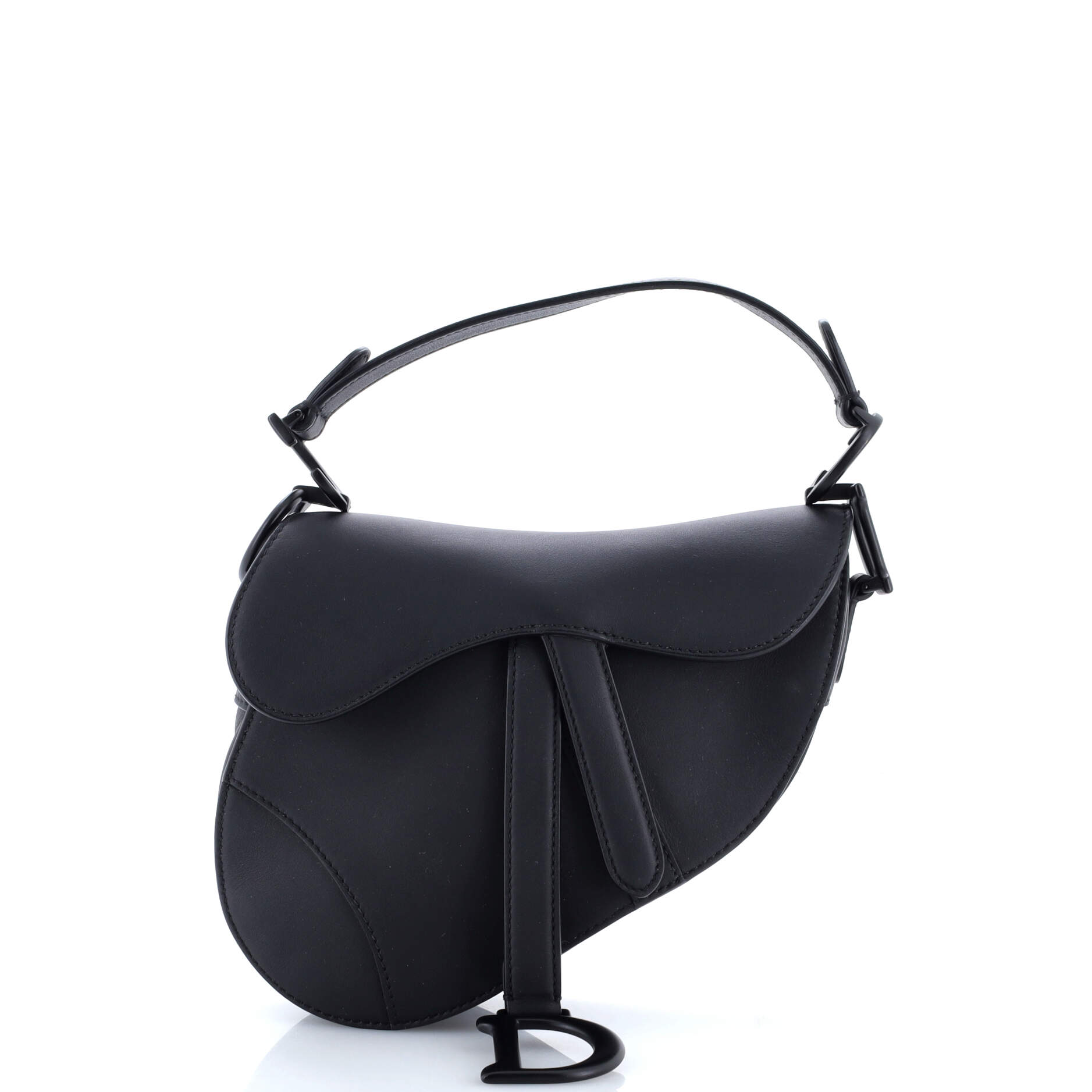 Ultra Matte Saddle Handbag Leather Mini