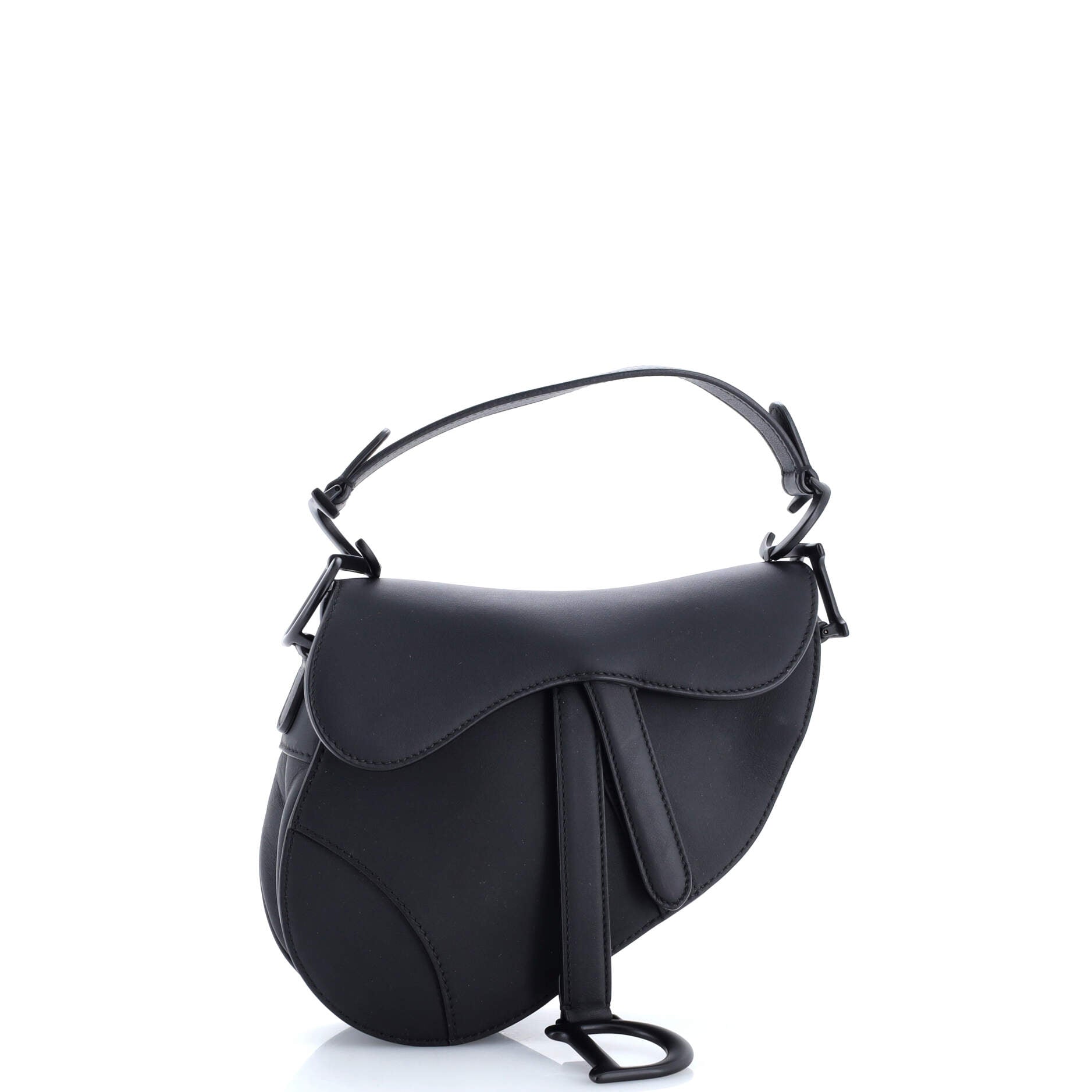Ultra Matte Saddle Handbag Leather Mini