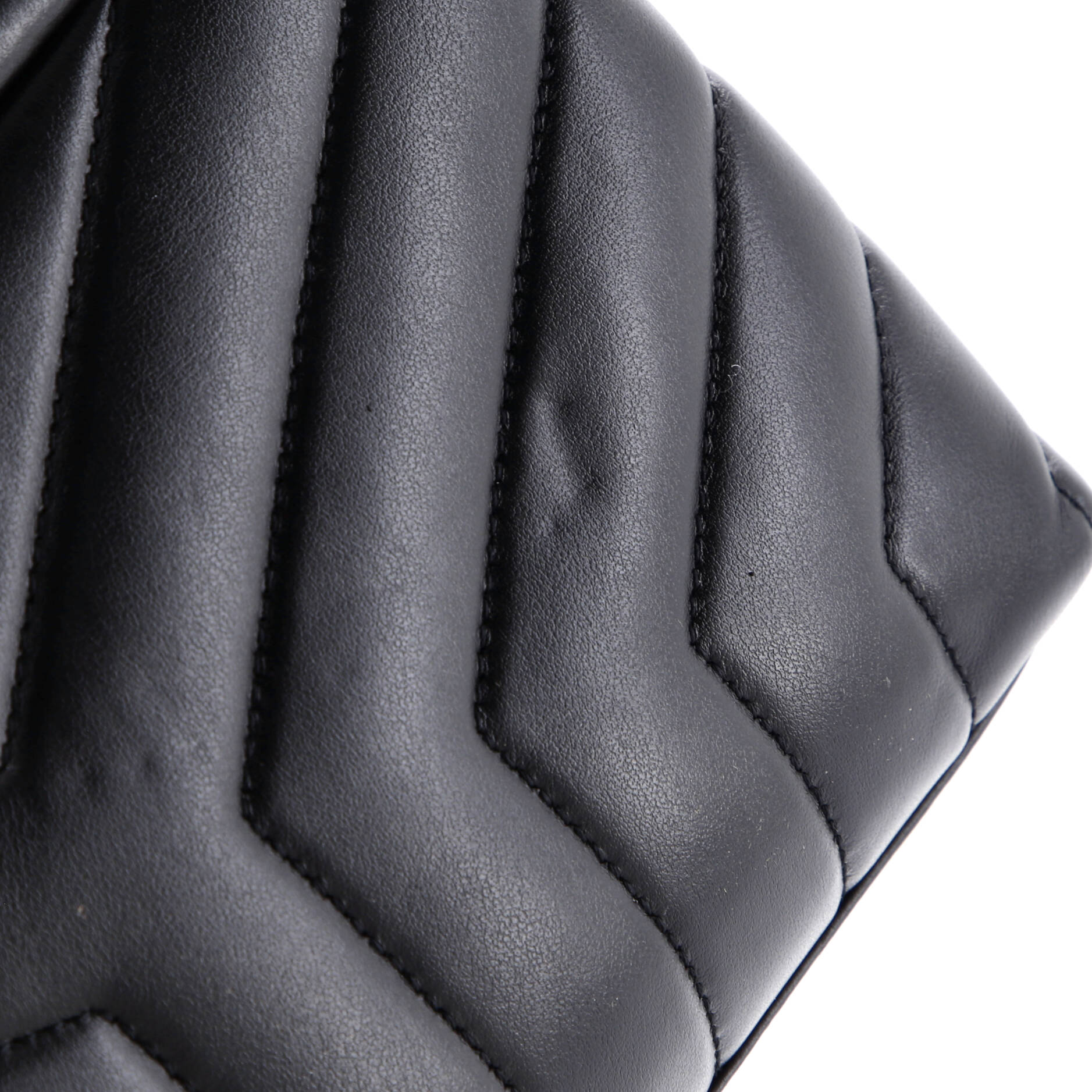 Loulou Shoulder Bag Matelasse Chevron Leather Small