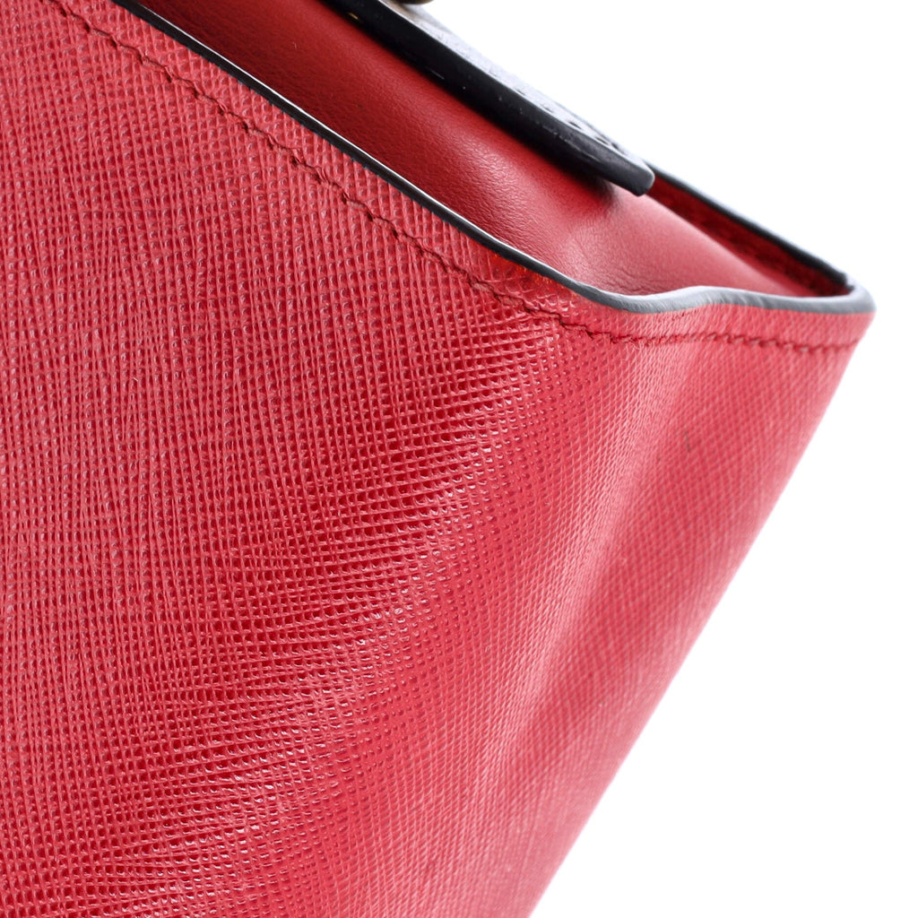 Esplanade Crossbody Bag Saffiano with City Calf Small