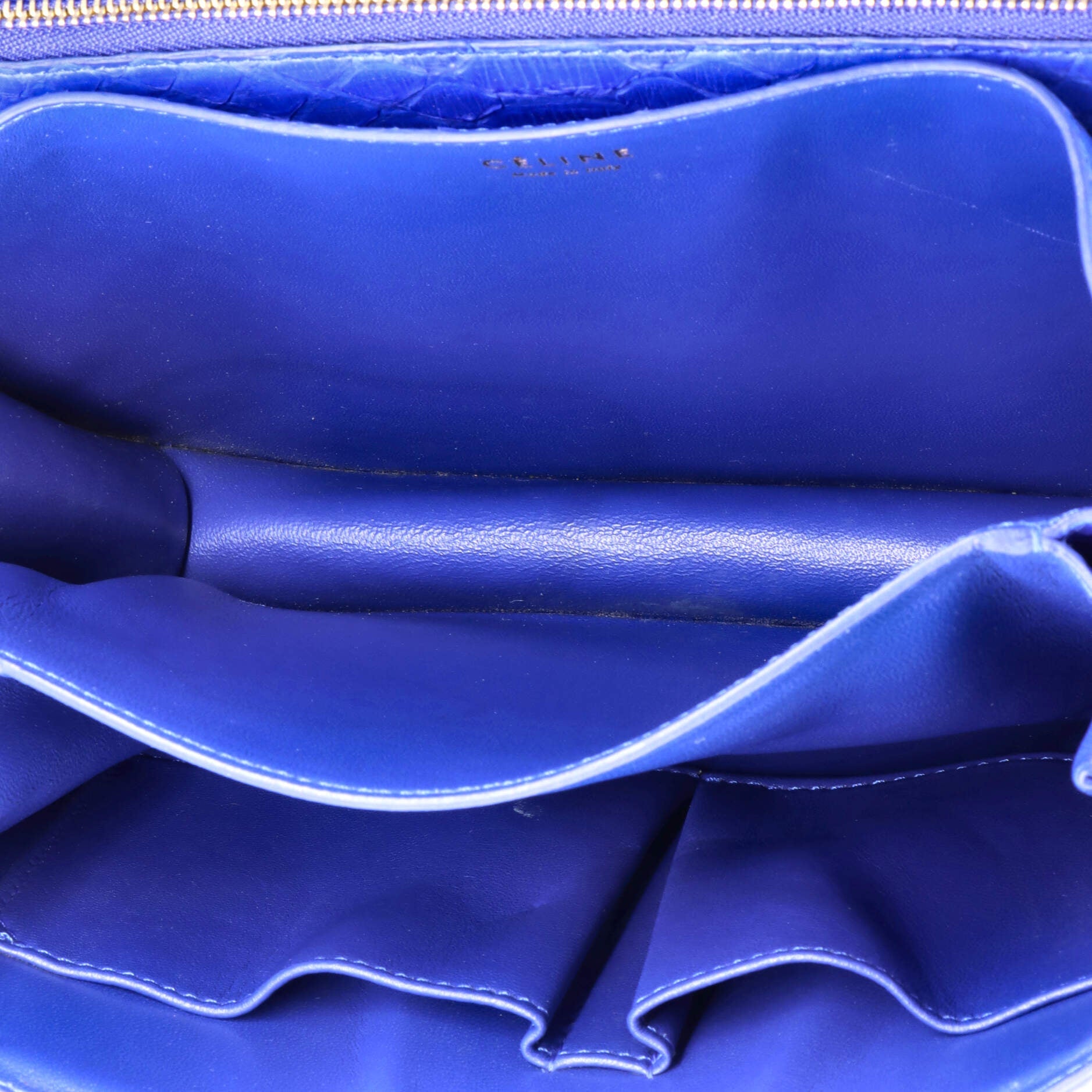 Classic Box Bag Python Medium