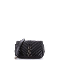 Classic Monogram Crossbody Bag Matelasse Chevron Leather Baby