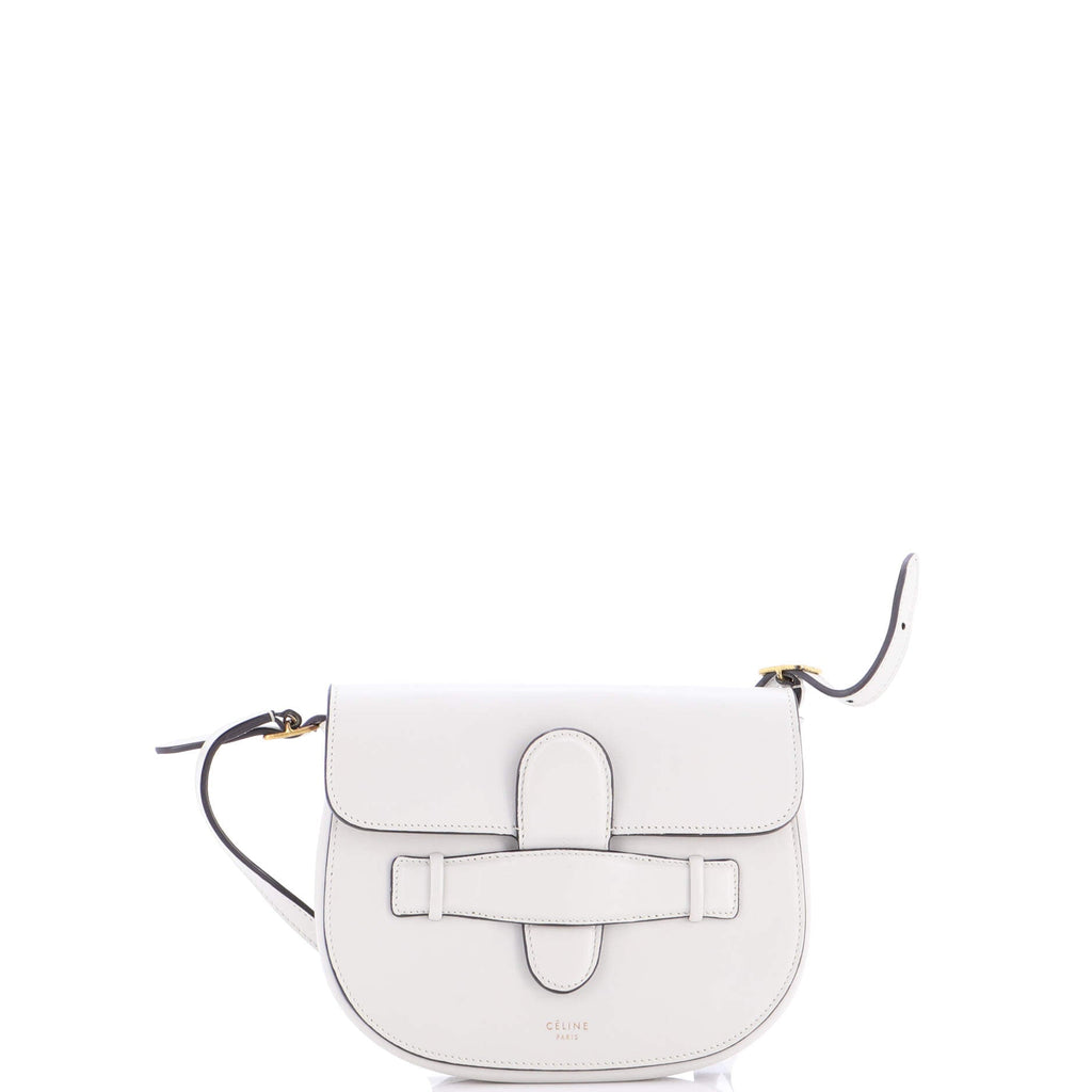 Symmetrical Shoulder Bag Leather Mini