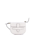 Symmetrical Shoulder Bag Leather Mini