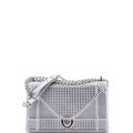 Diorama Flap Bag Cannage Embossed Calfskin Small