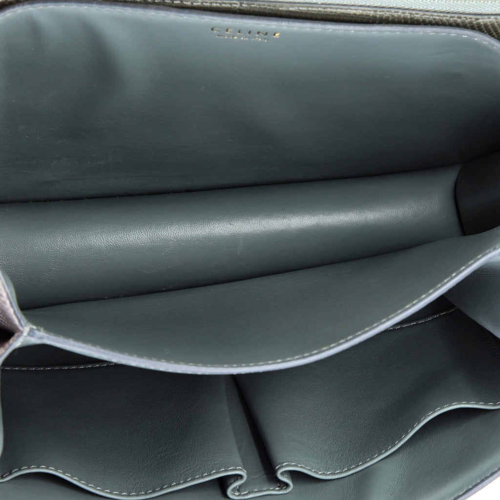 Classic Box Bag Lizard Medium