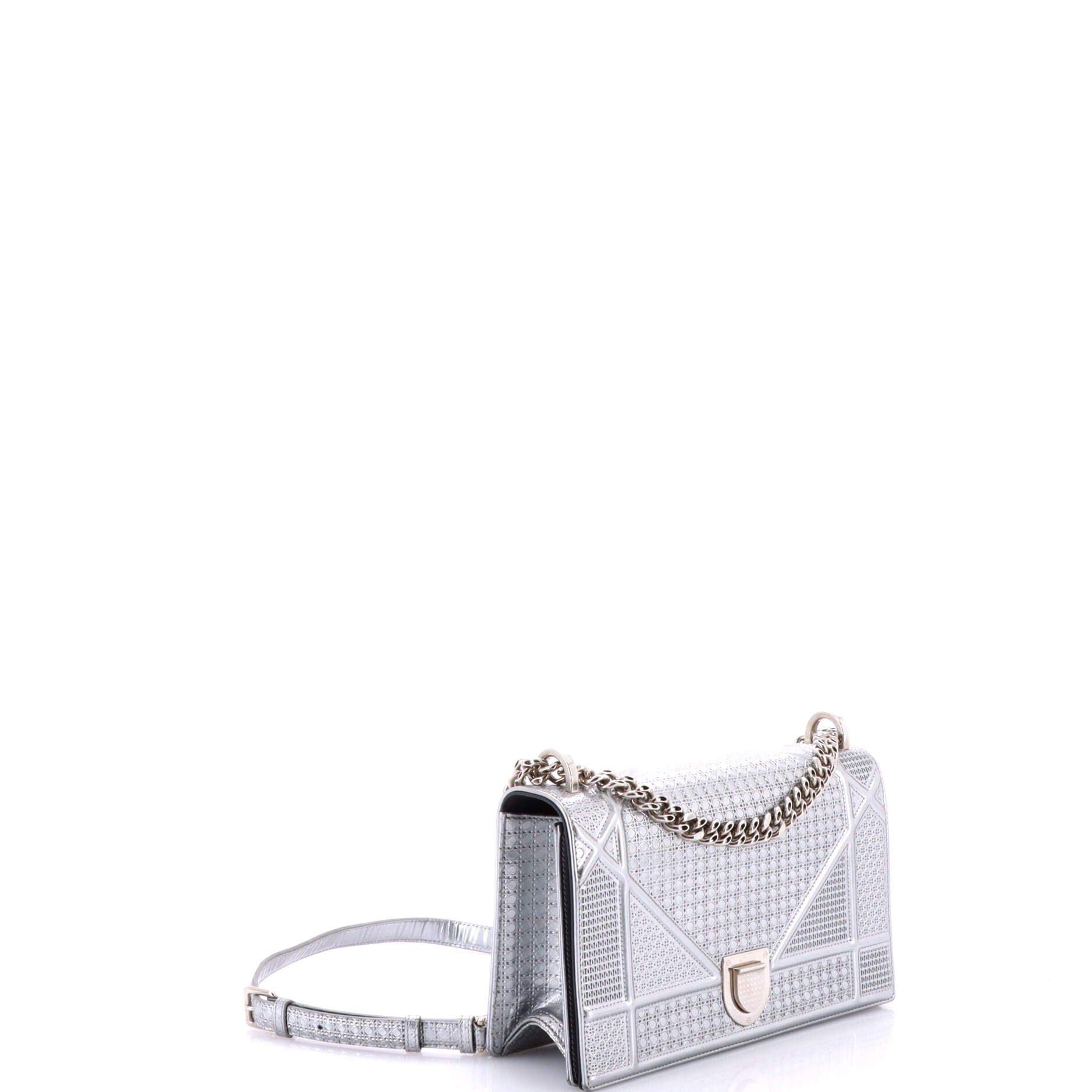 Diorama Flap Bag Cannage Embossed Calfskin Medium