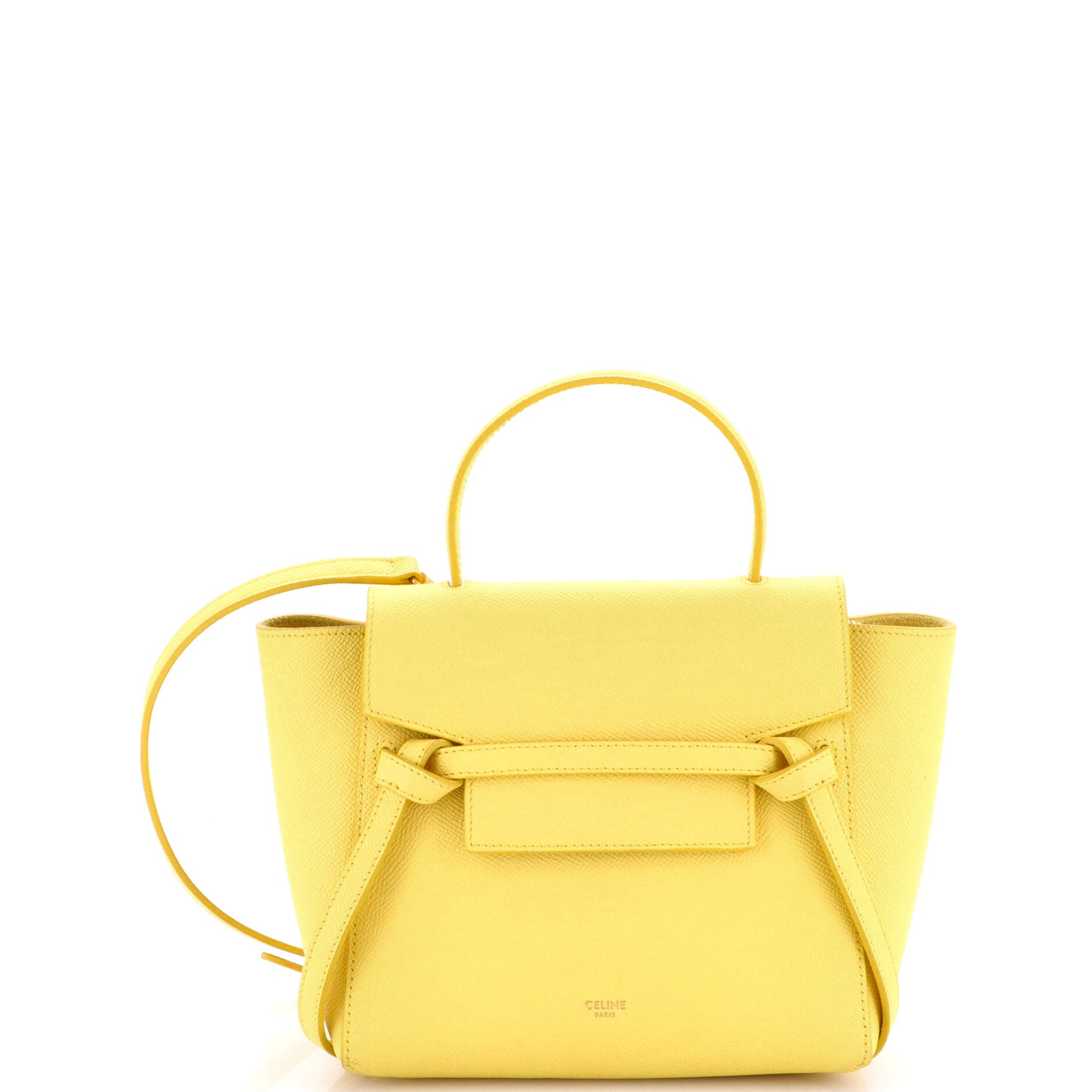 Belt Bag Textured Leather Nano