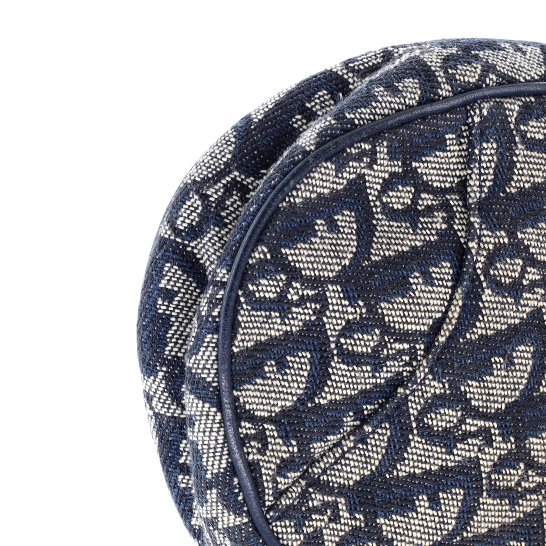 Vintage Saddle Bag Diorissimo Denim Mini