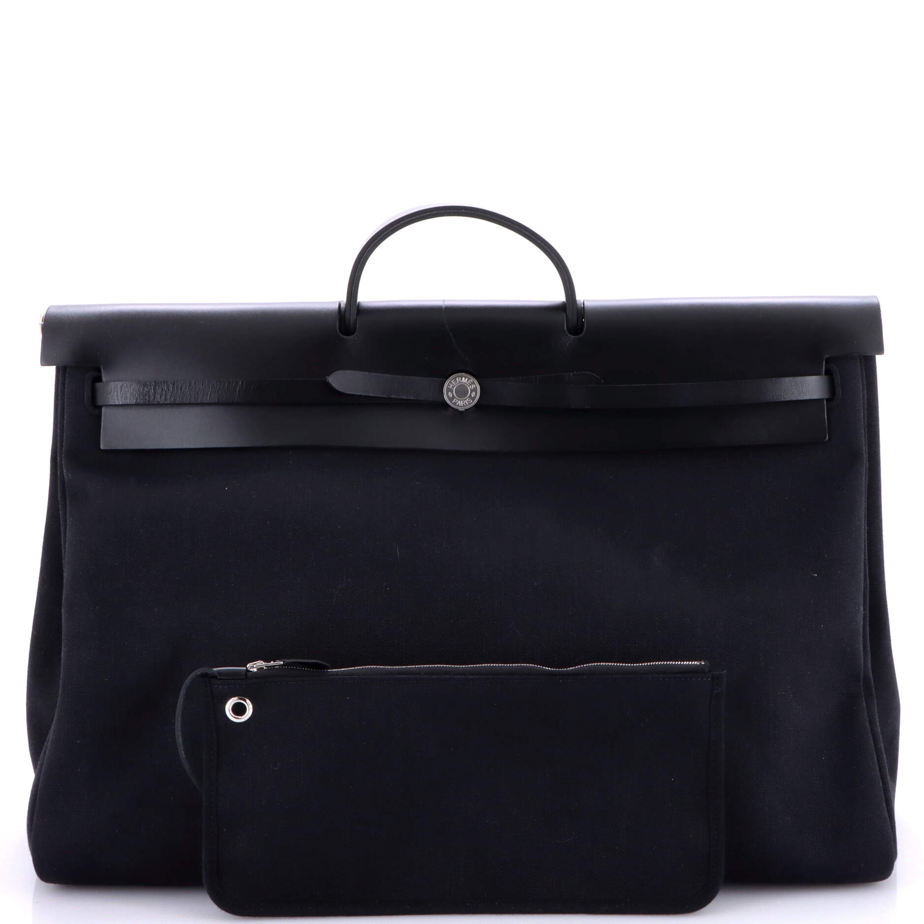 Herbag Zip Leather and Toile 50
