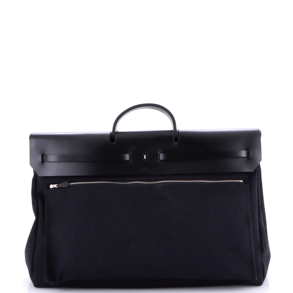 Herbag Zip Leather and Toile 50