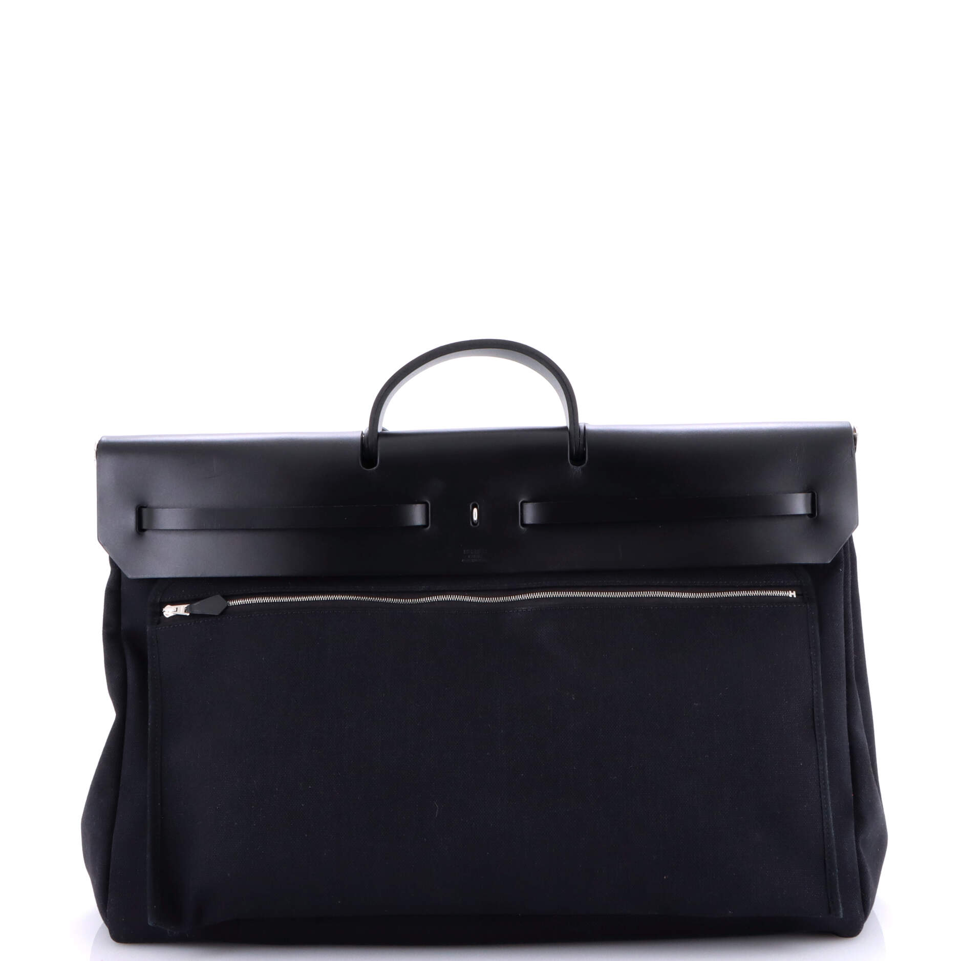 Herbag Zip Leather and Toile 50