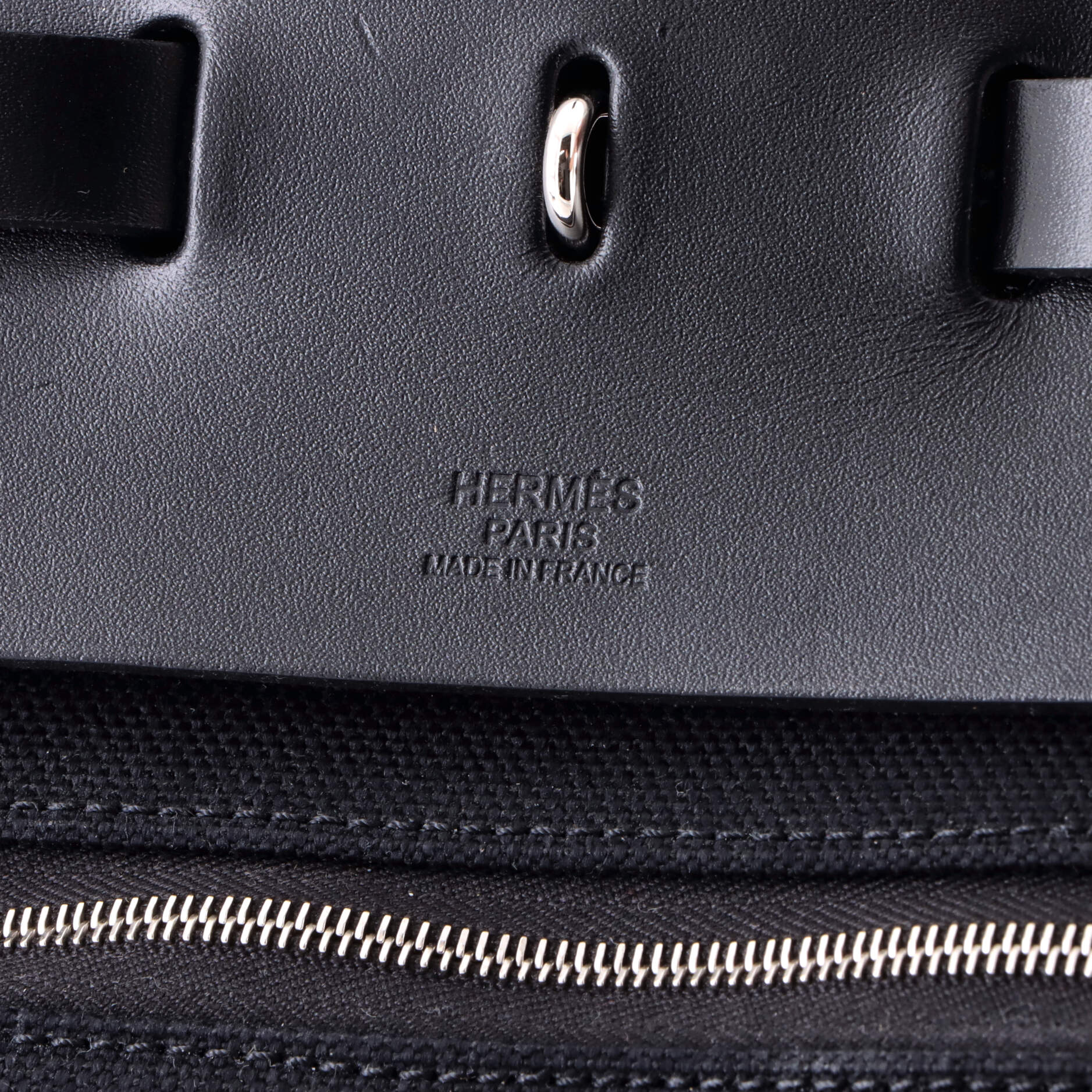 Herbag Zip Leather and Toile 50