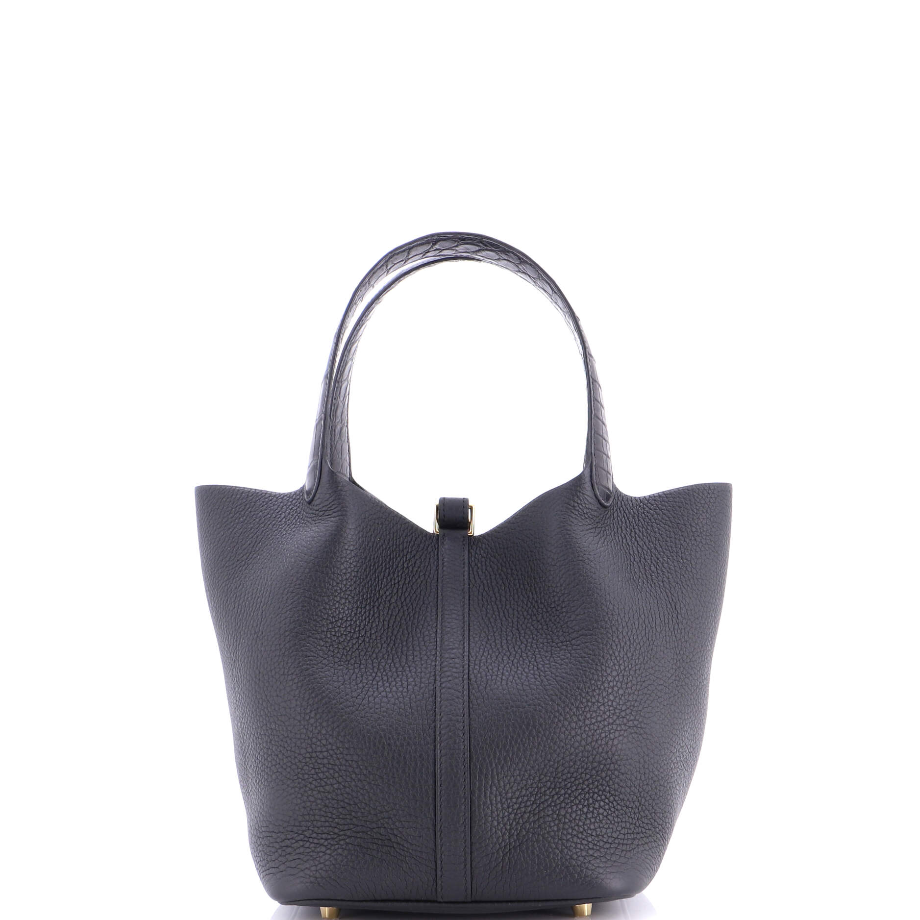 Touch Picotin Lock Bag Clemence with Matte Alligator MM