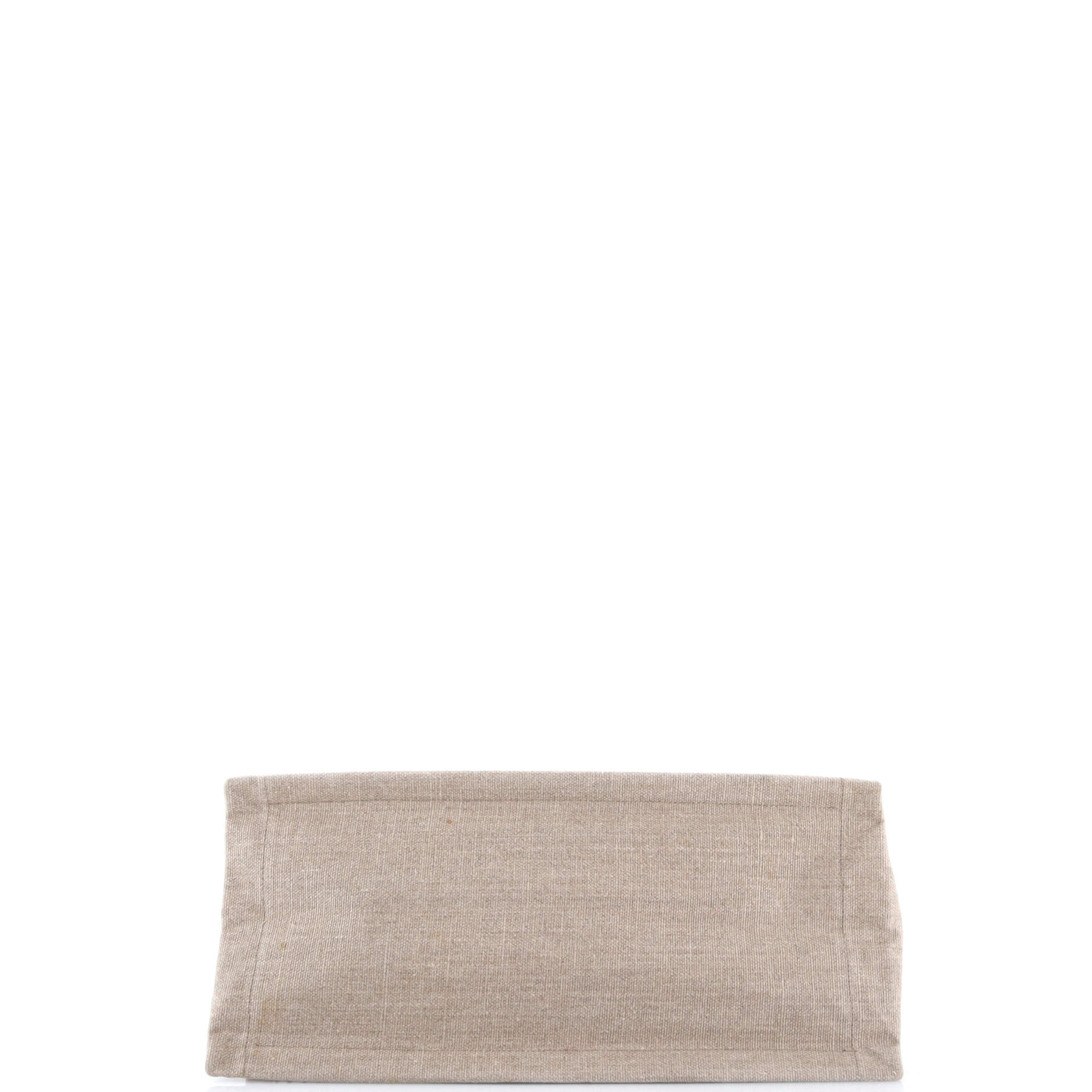 Rive Gauche Shopper Tote Striped Canvas Small