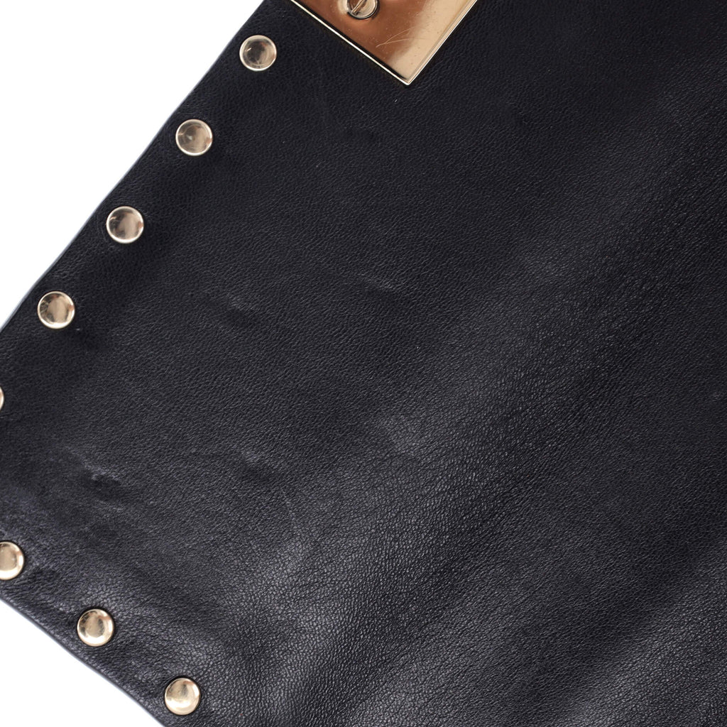 VLTN Rockstud Spike Flap Bag Quilted Leather Medium