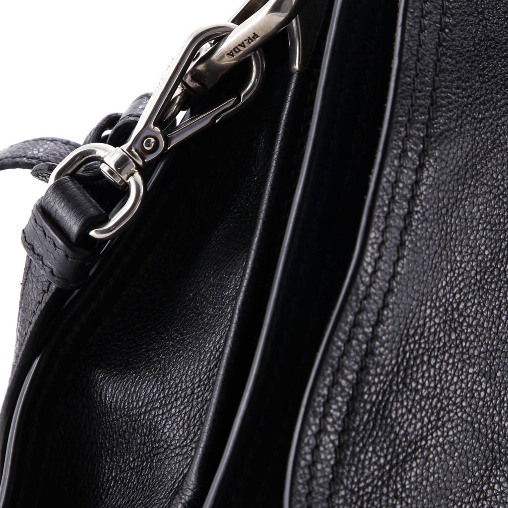 Etiquette Flap Bag Glace Calf Medium