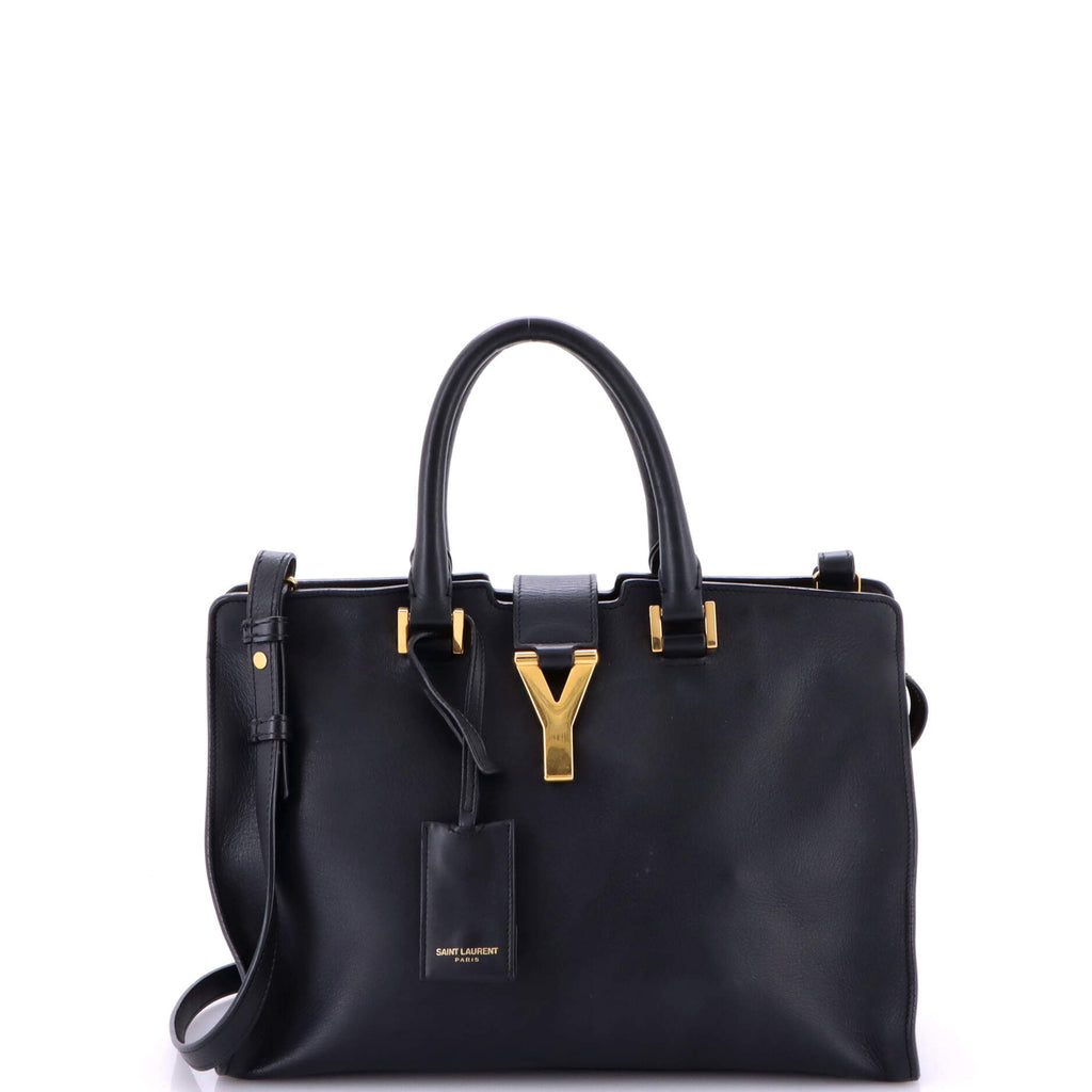 Classic Y Cabas Leather Small