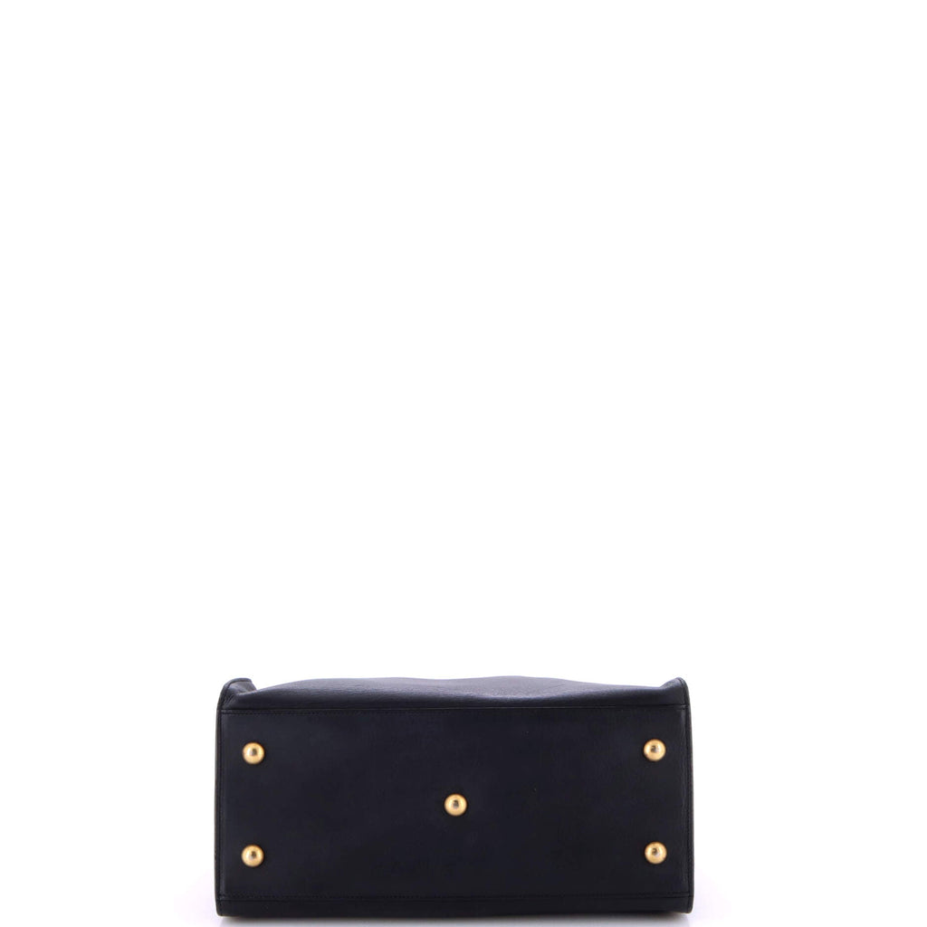 Classic Y Cabas Leather Small
