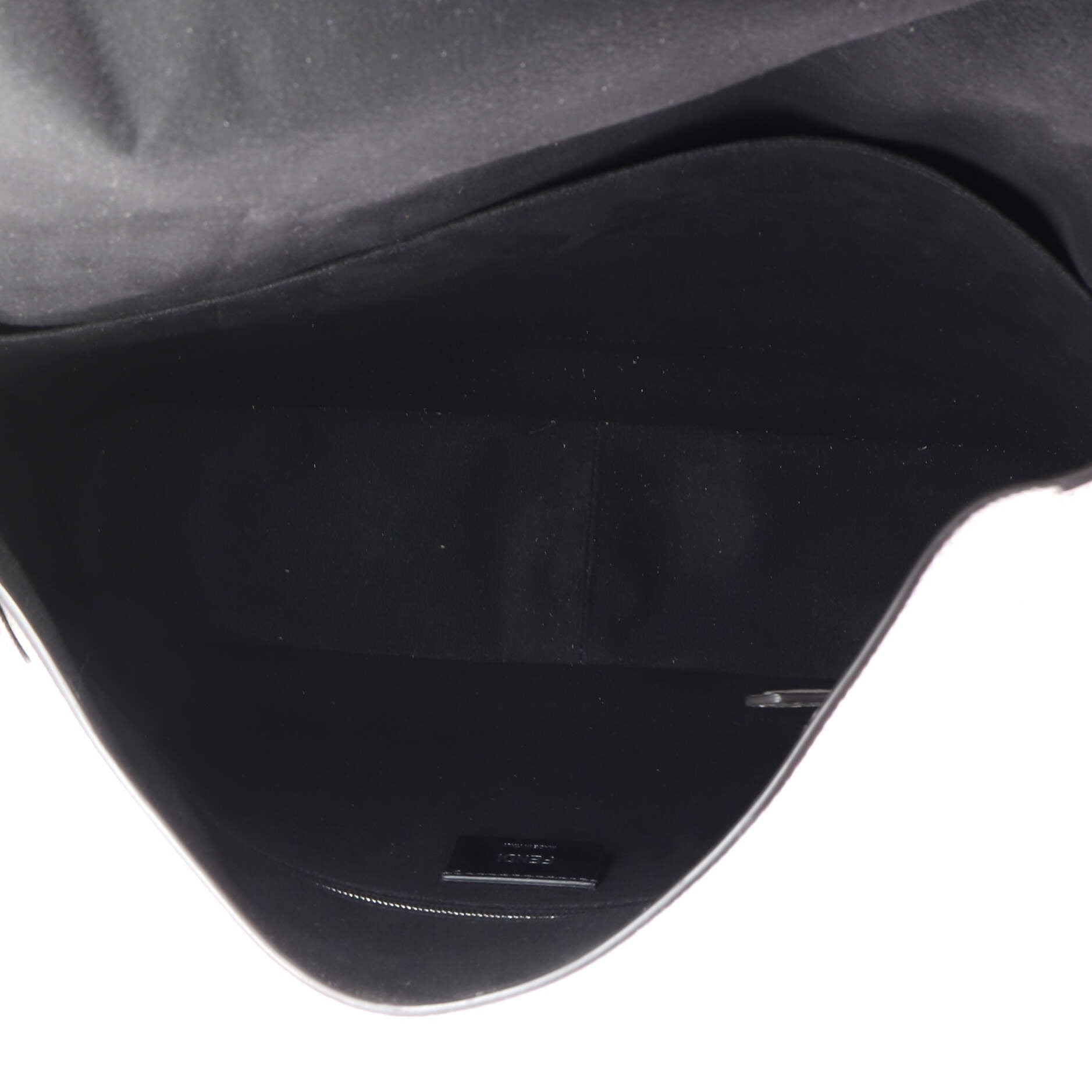 Baguette Flap Messenger Bag Leather Large