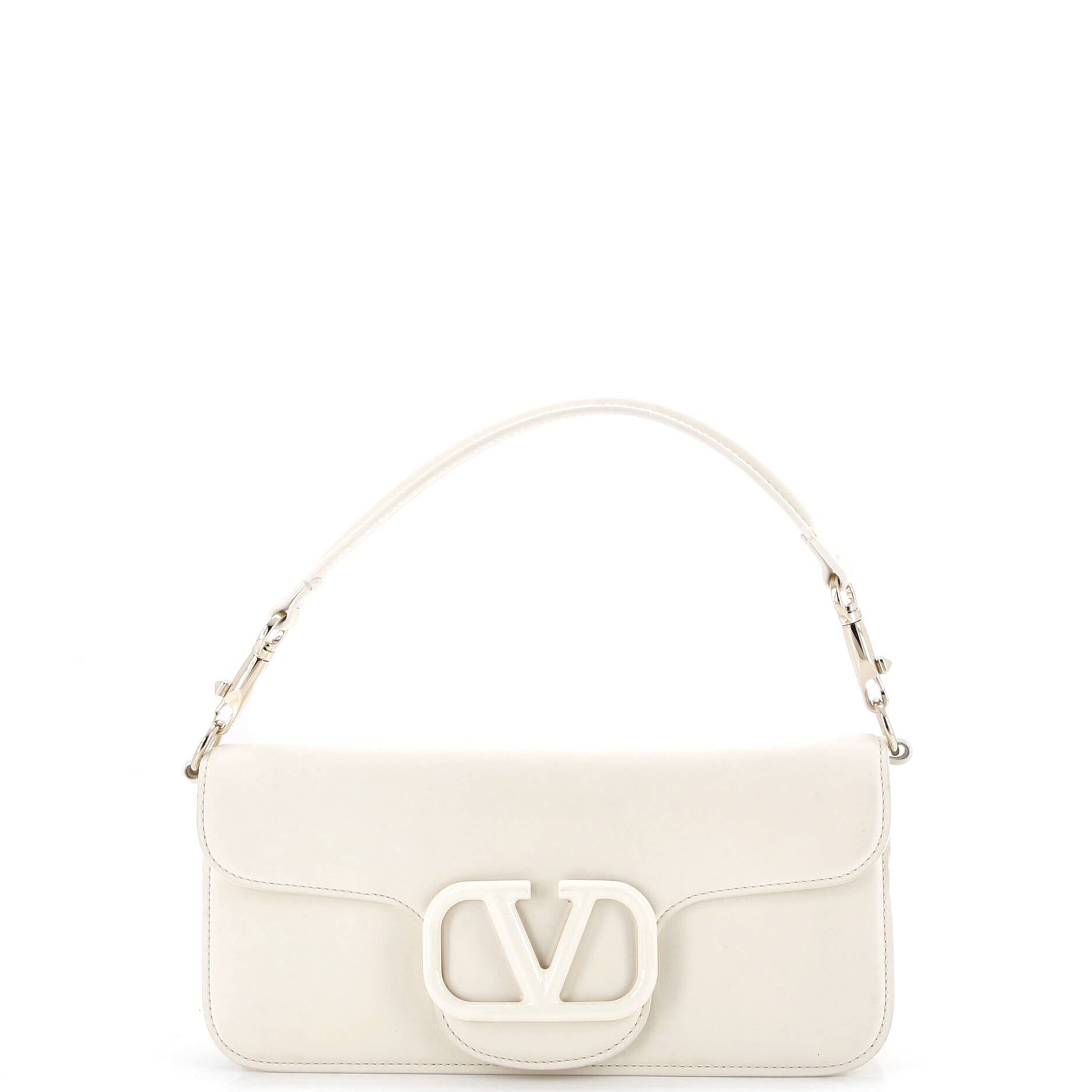 VLogo Loco Flap Shoulder Bag Leather Medium