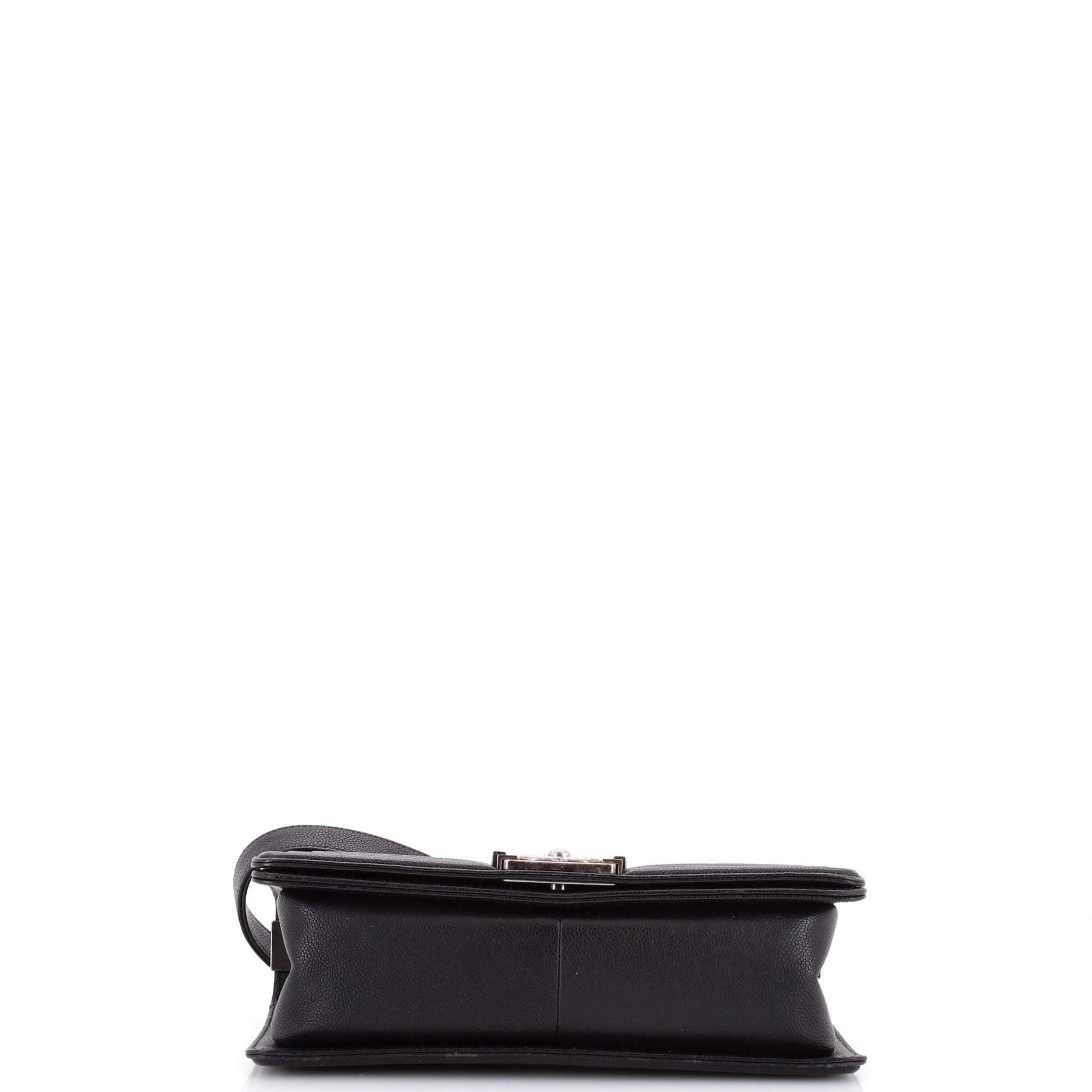 Boy Flap Bag Quilted Caviar Old Medium