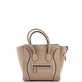 Luggage Bag Grainy Leather Micro