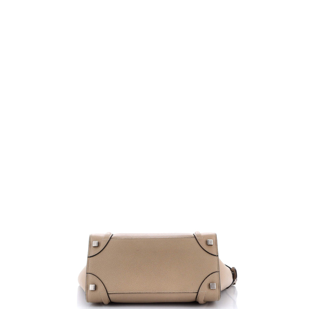 Luggage Bag Grainy Leather Micro