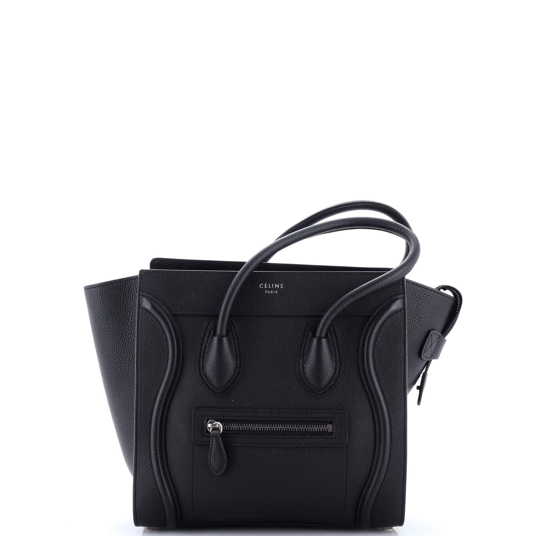 Luggage Bag Grainy Leather Micro