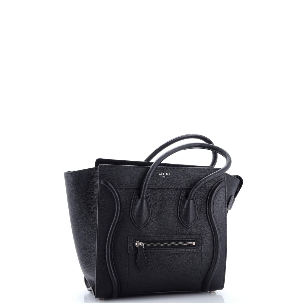 Luggage Bag Grainy Leather Micro