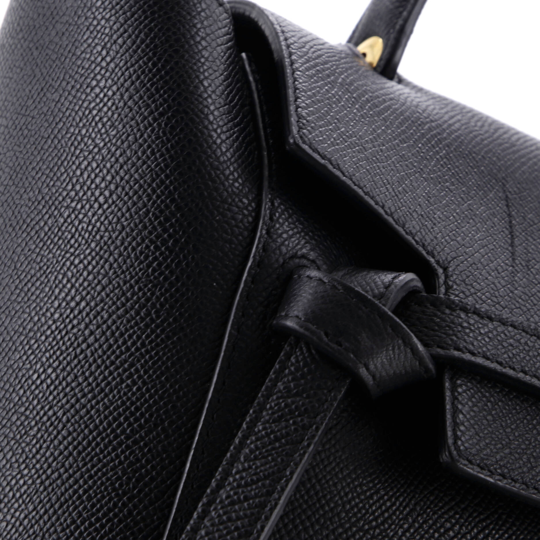 Belt Bag Textured Leather Micro
