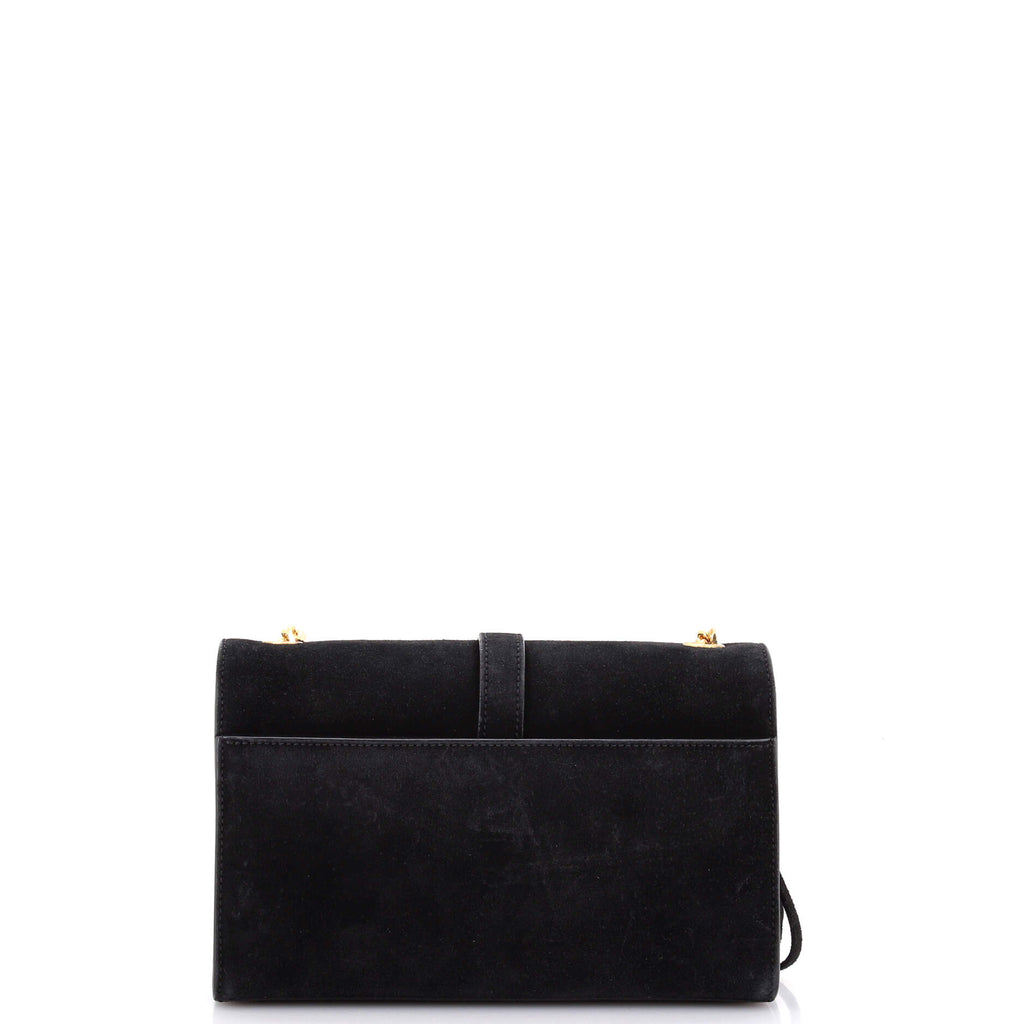 Classic Monogram Fringe Crossbody Bag Suede Small