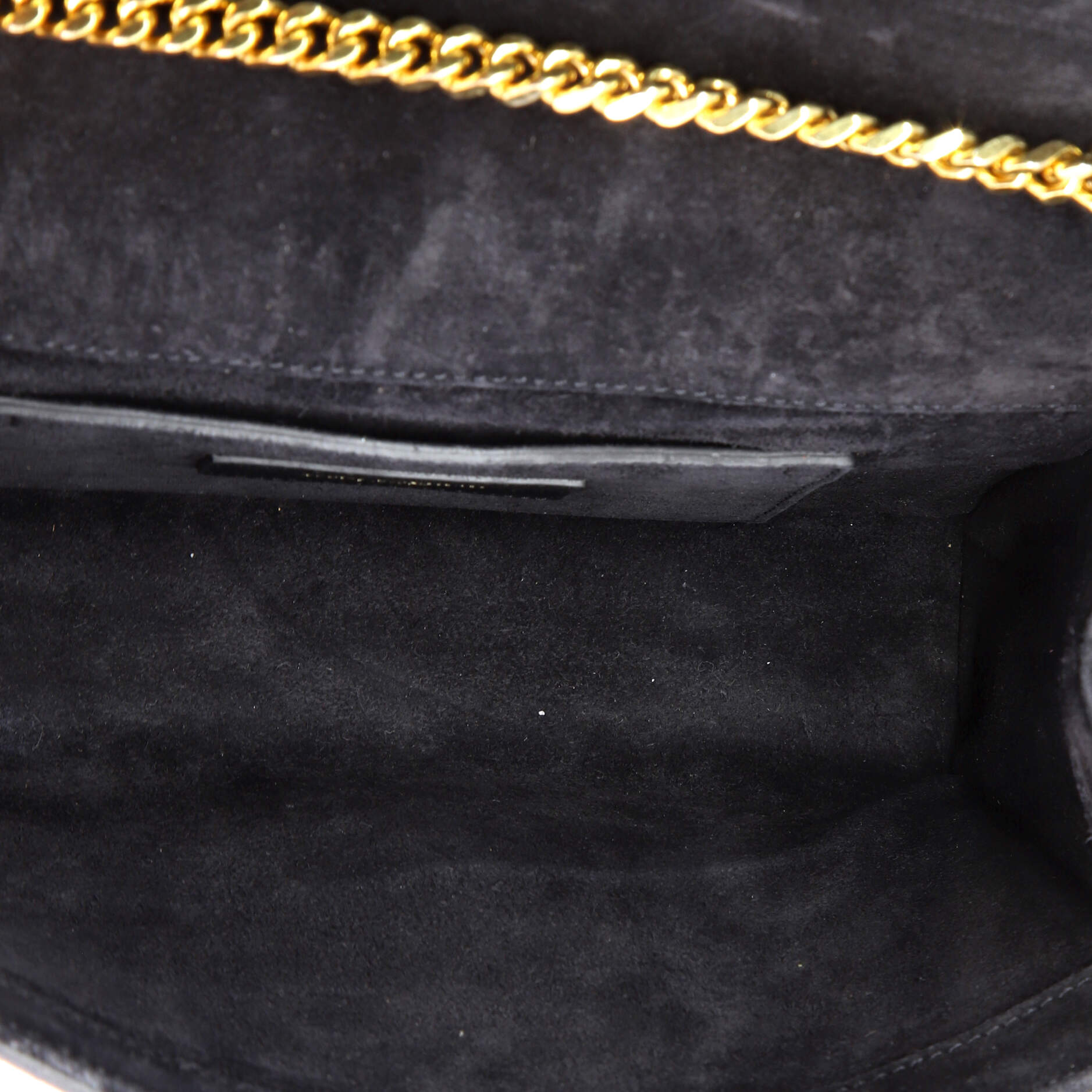 Classic Monogram Fringe Crossbody Bag Suede Small