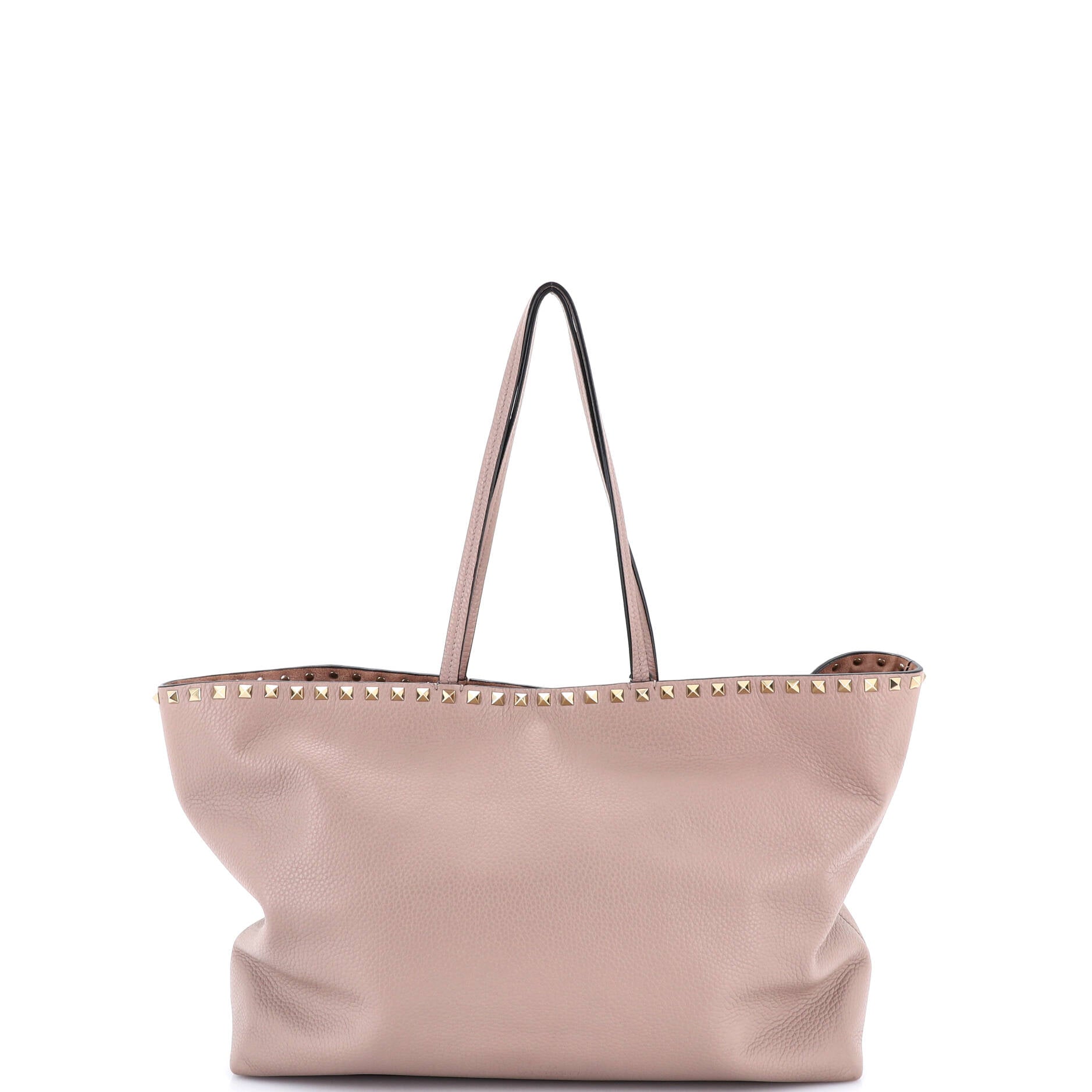 Rockstud Shopper Tote Leather Medium