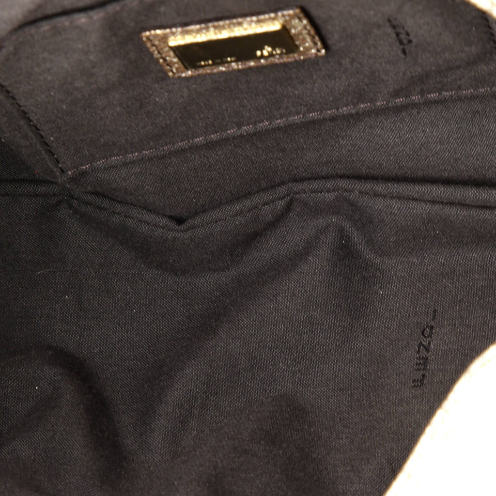 Chef Flap Bag Metallic Leather Small