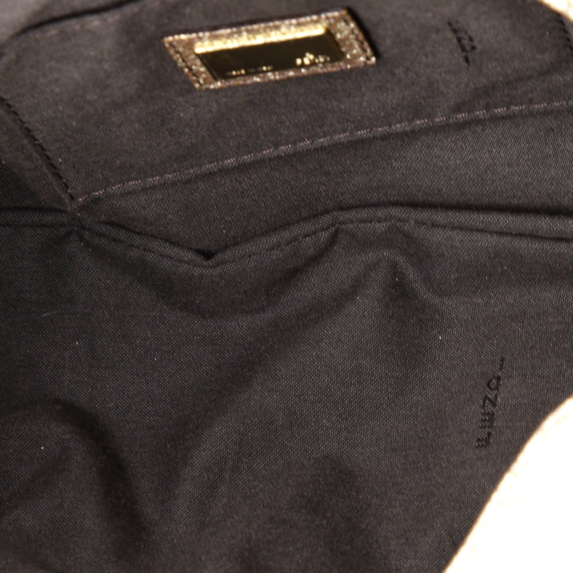 Chef Flap Bag Metallic Leather Small