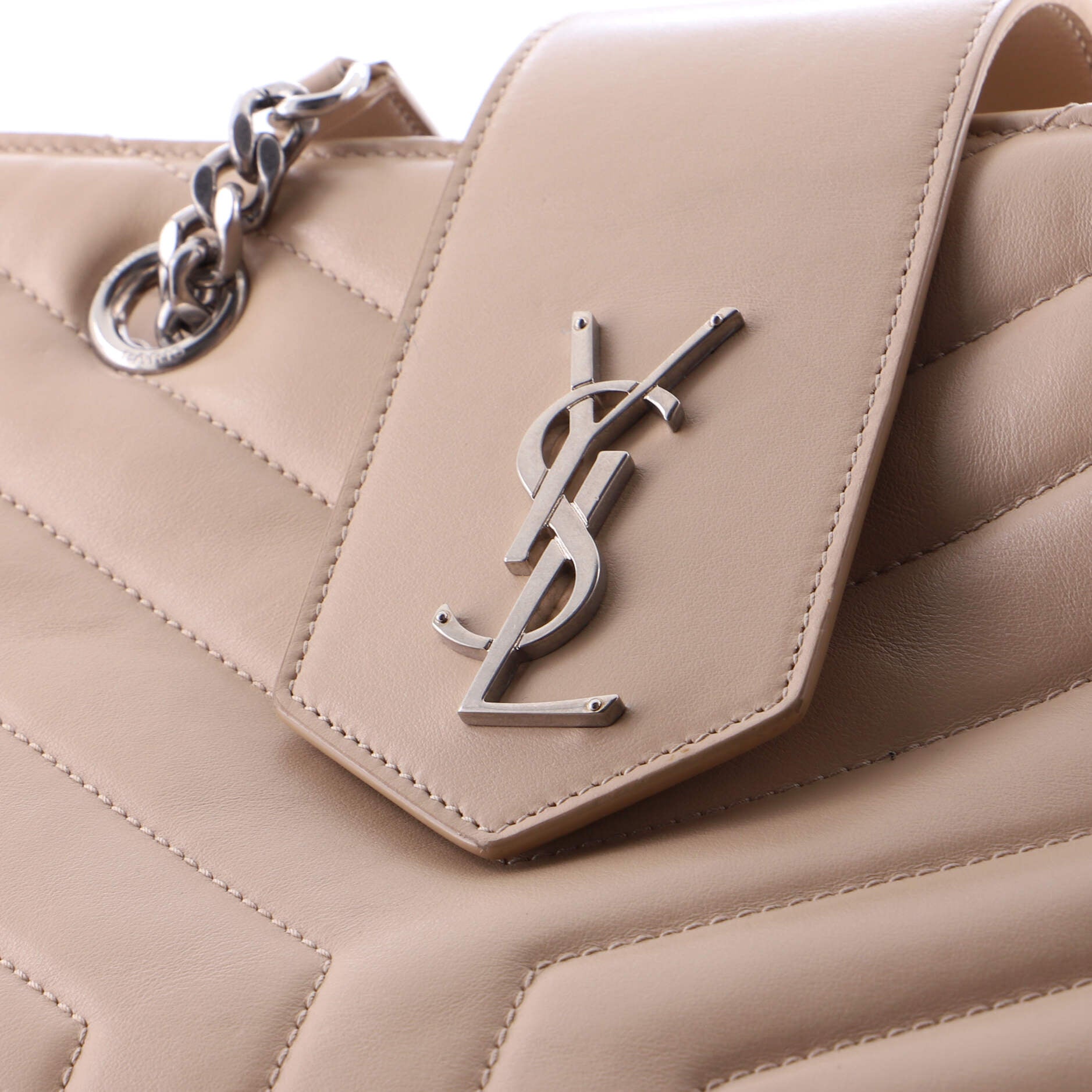 LouLou Tote Matelasse Chevron Leather Large