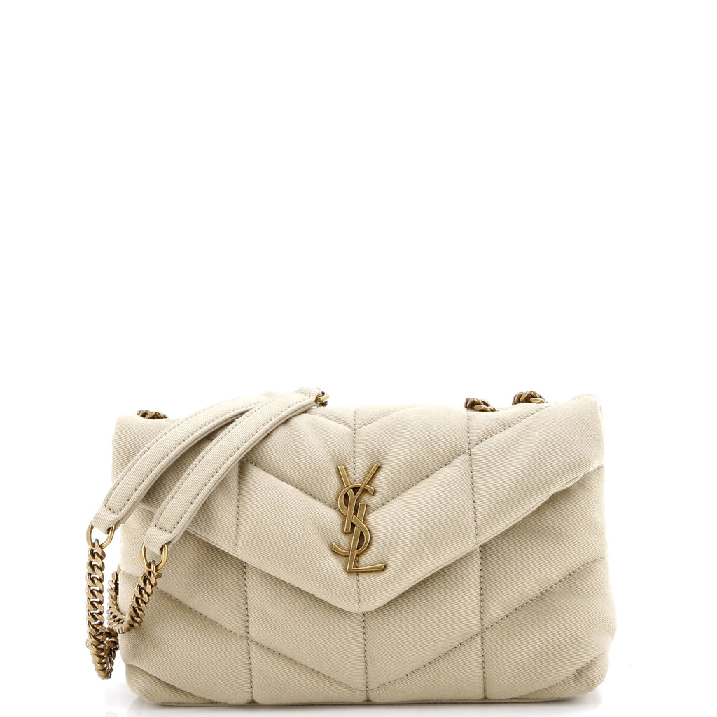 Loulou Puffer Shoulder Bag Quilted Canvas Mini