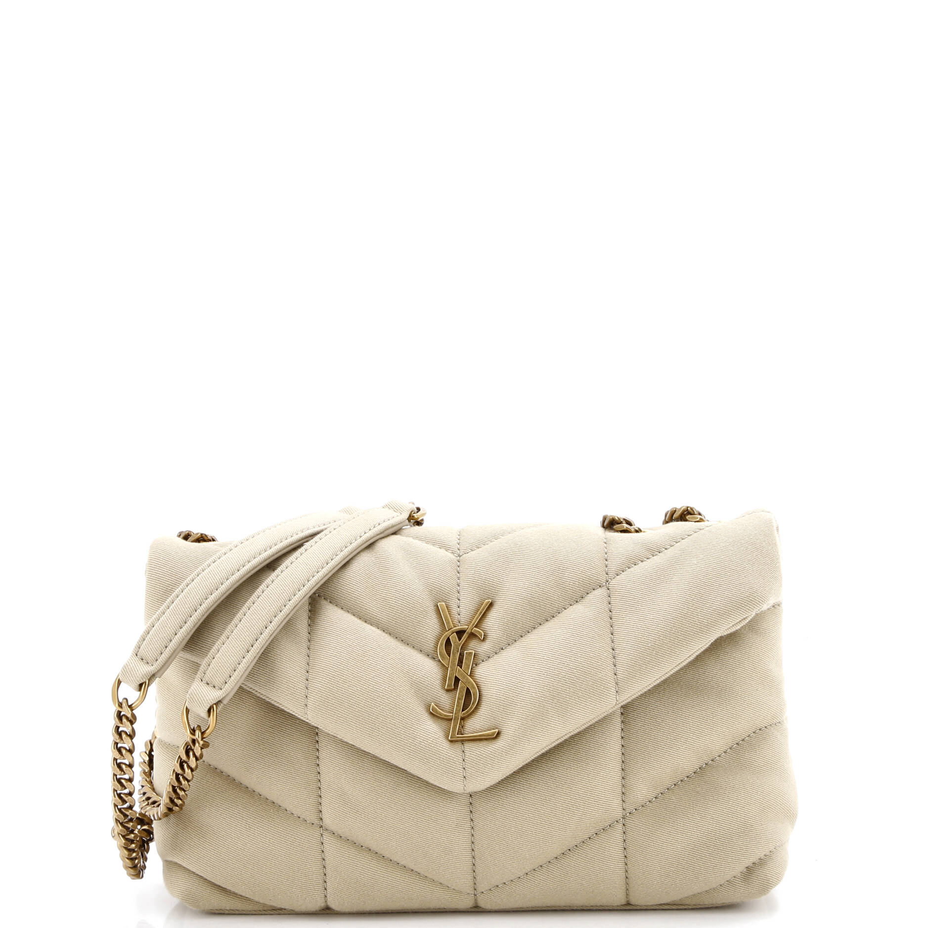 Loulou Puffer Shoulder Bag Quilted Canvas Mini