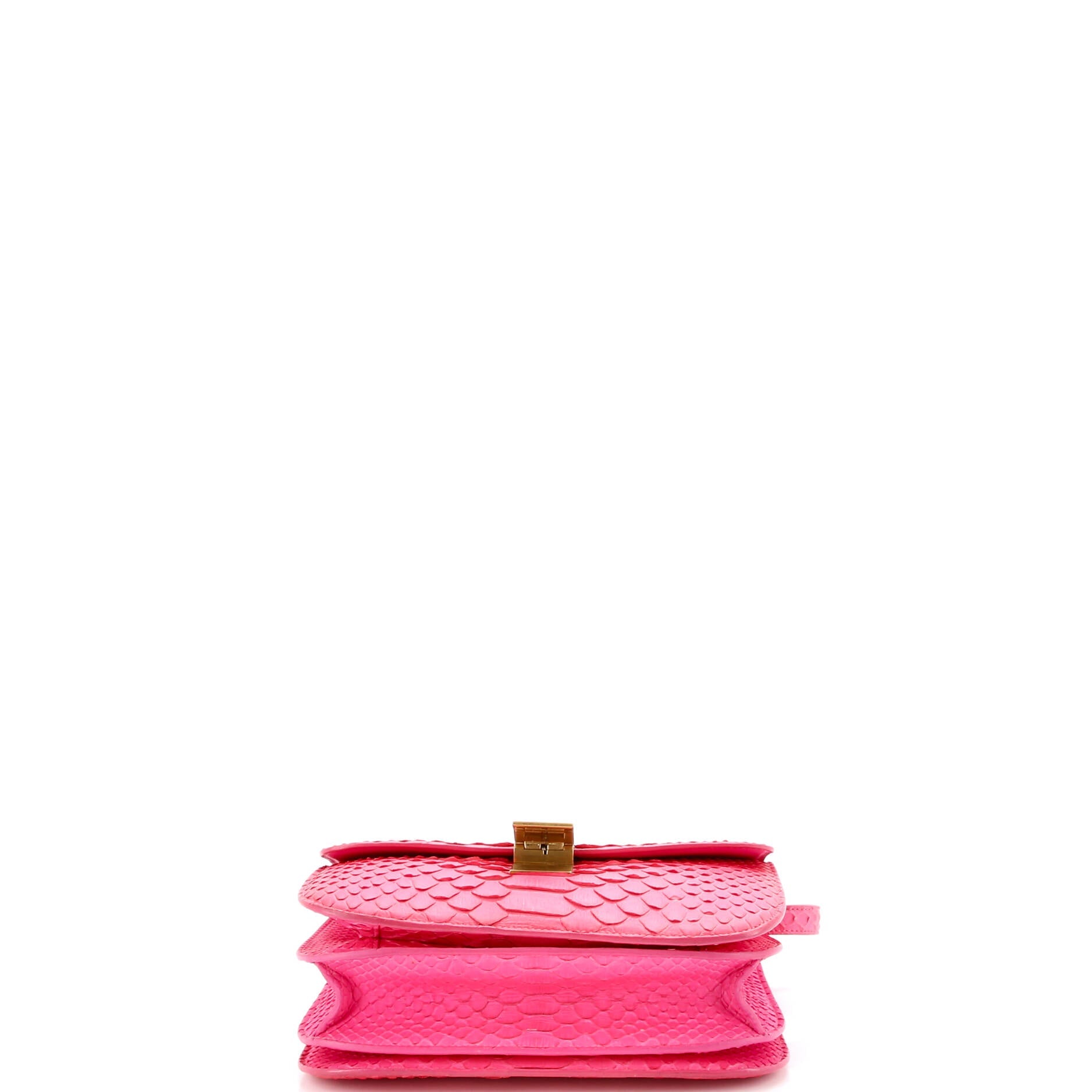 Classic Box Bag Python Medium