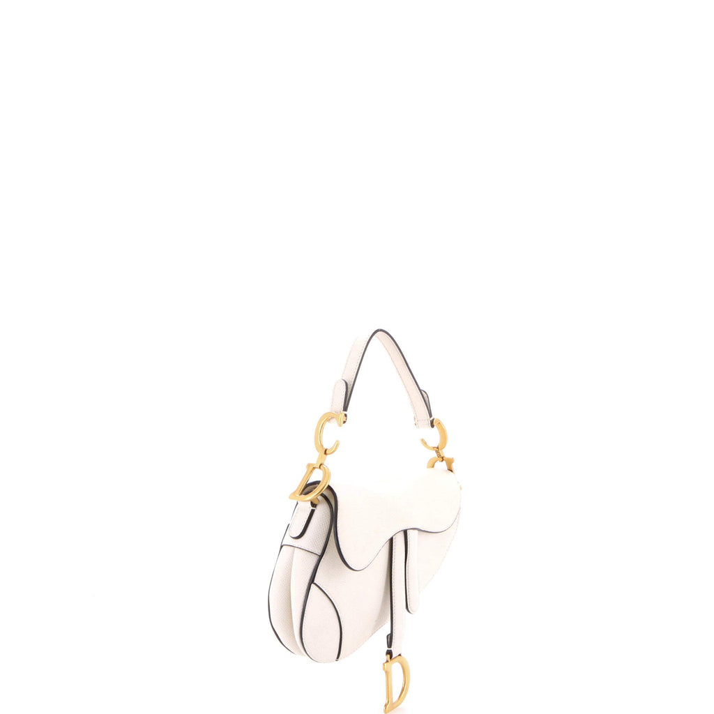 Saddle Handbag Leather Mini