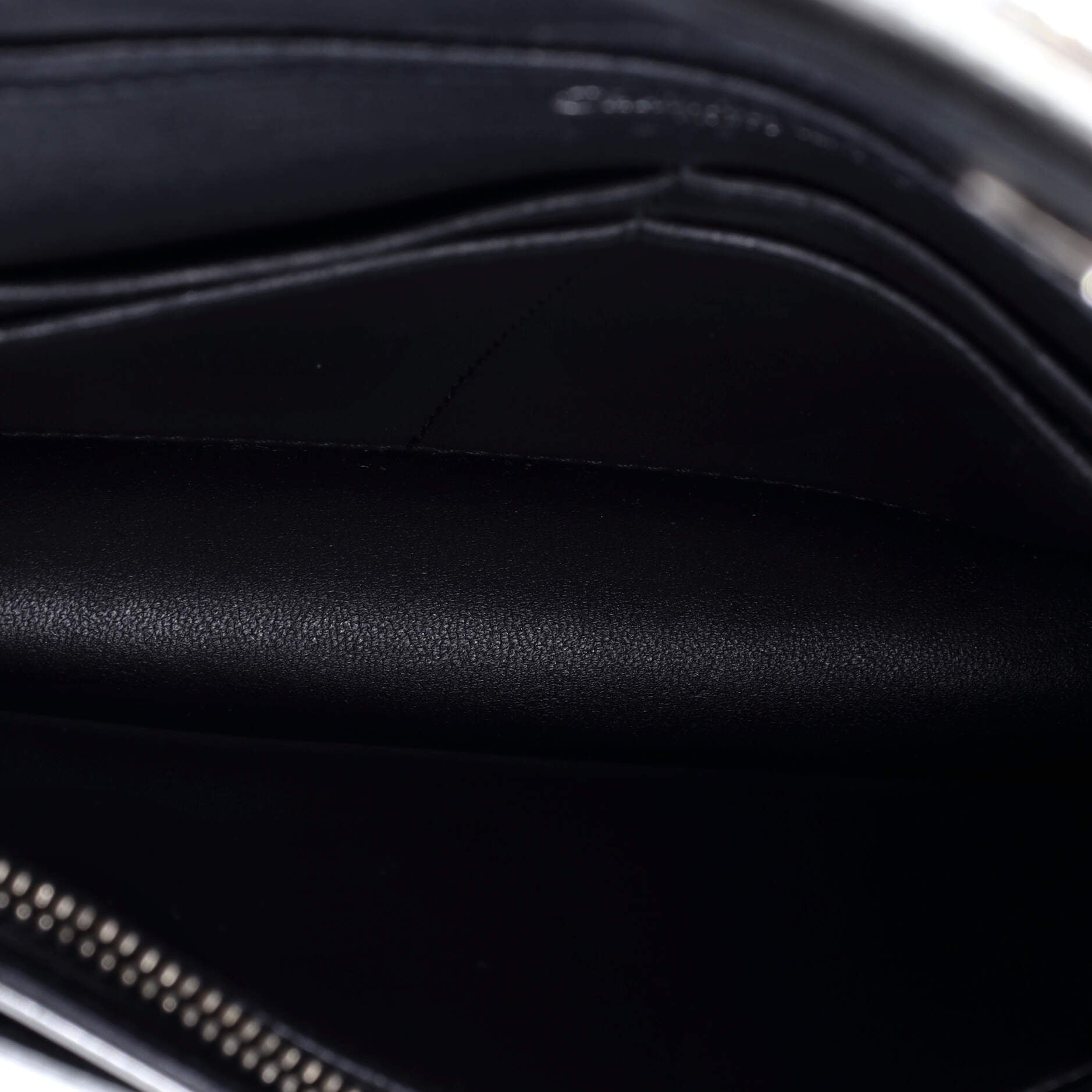 Diorama Wallet on Chain Cannage Embossed Calfskin