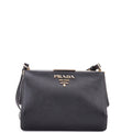 Light Frame Shoulder Bag Saffiano Leather Small